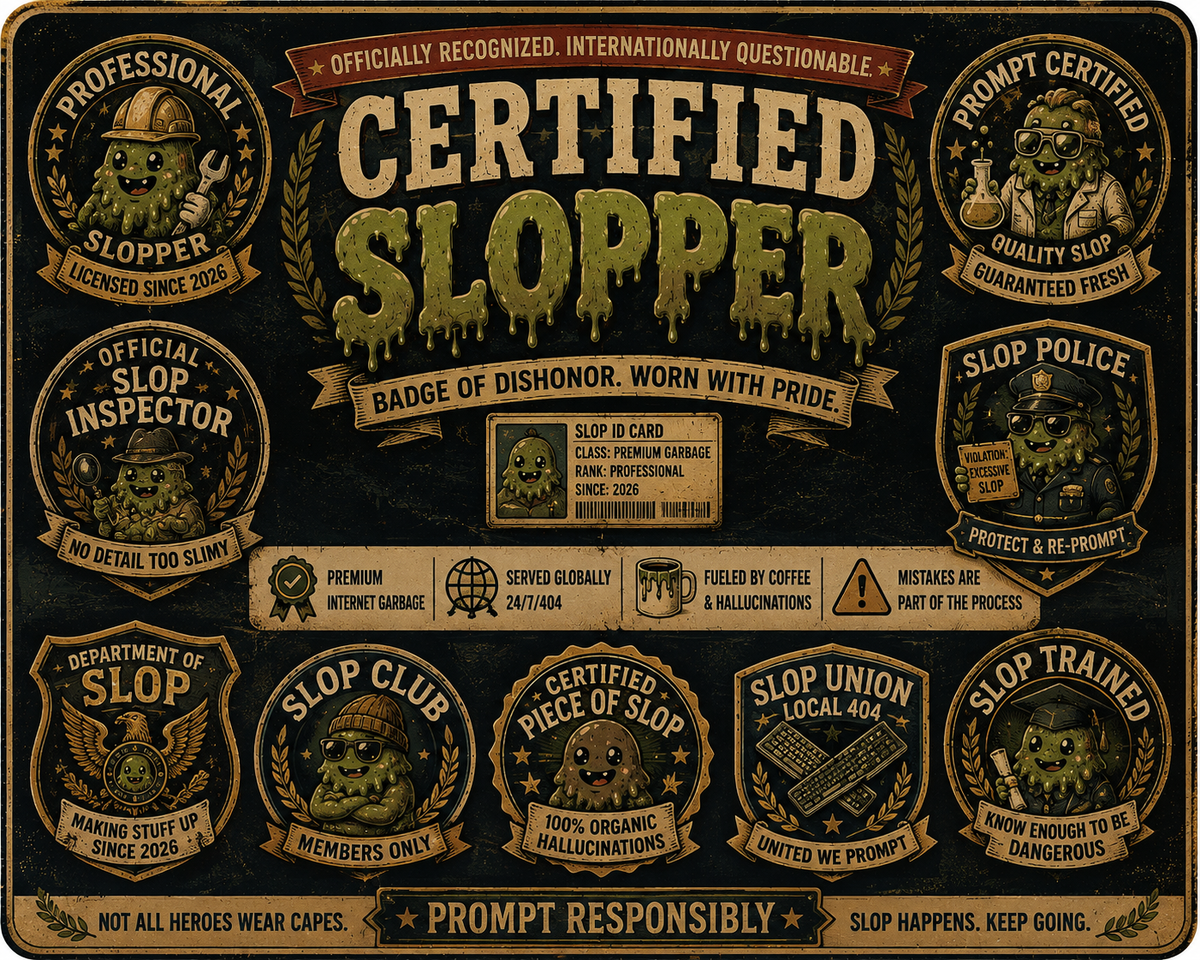 🏅 Certified Slopper Collection