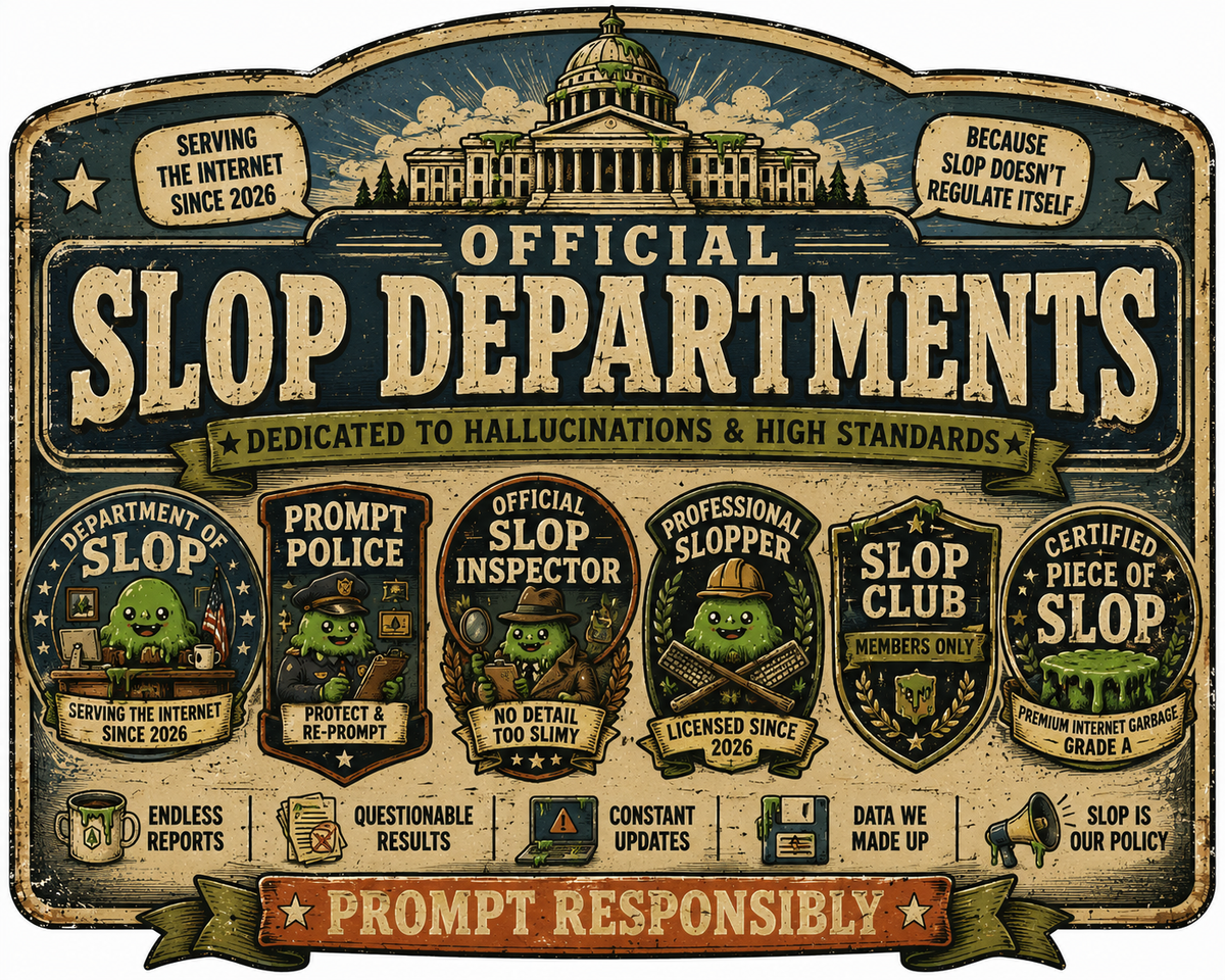 🏛️ Official Slop Departments