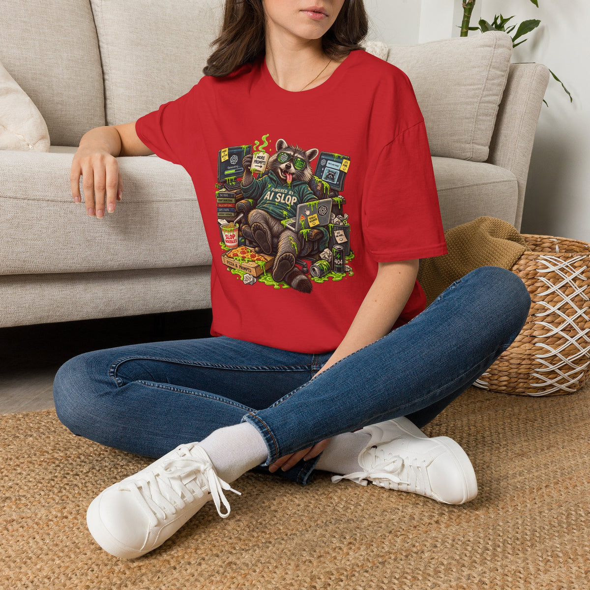 Animal Slop Raccoon 1 T-Shirt
