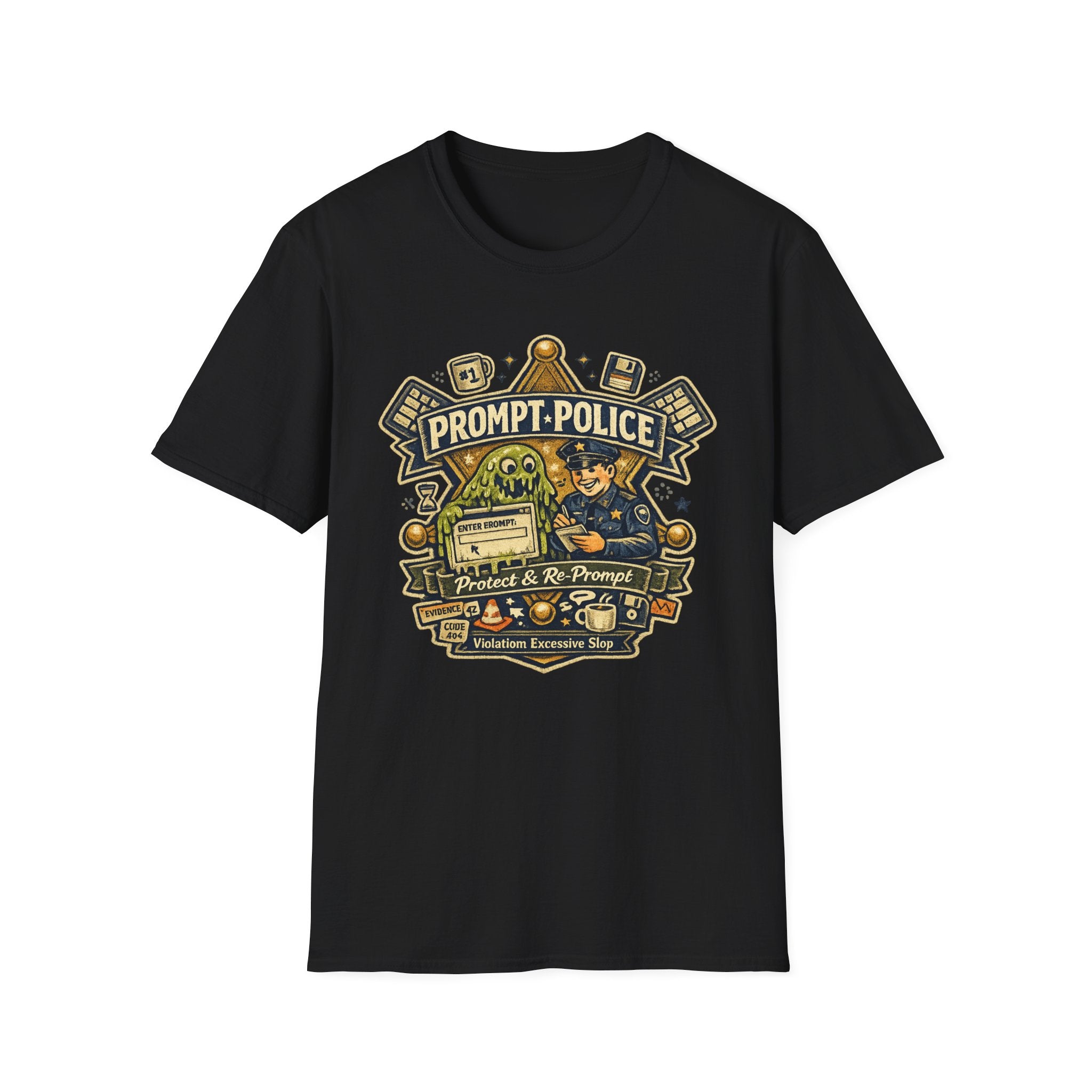 Prompt Police Graphic T-Shirt