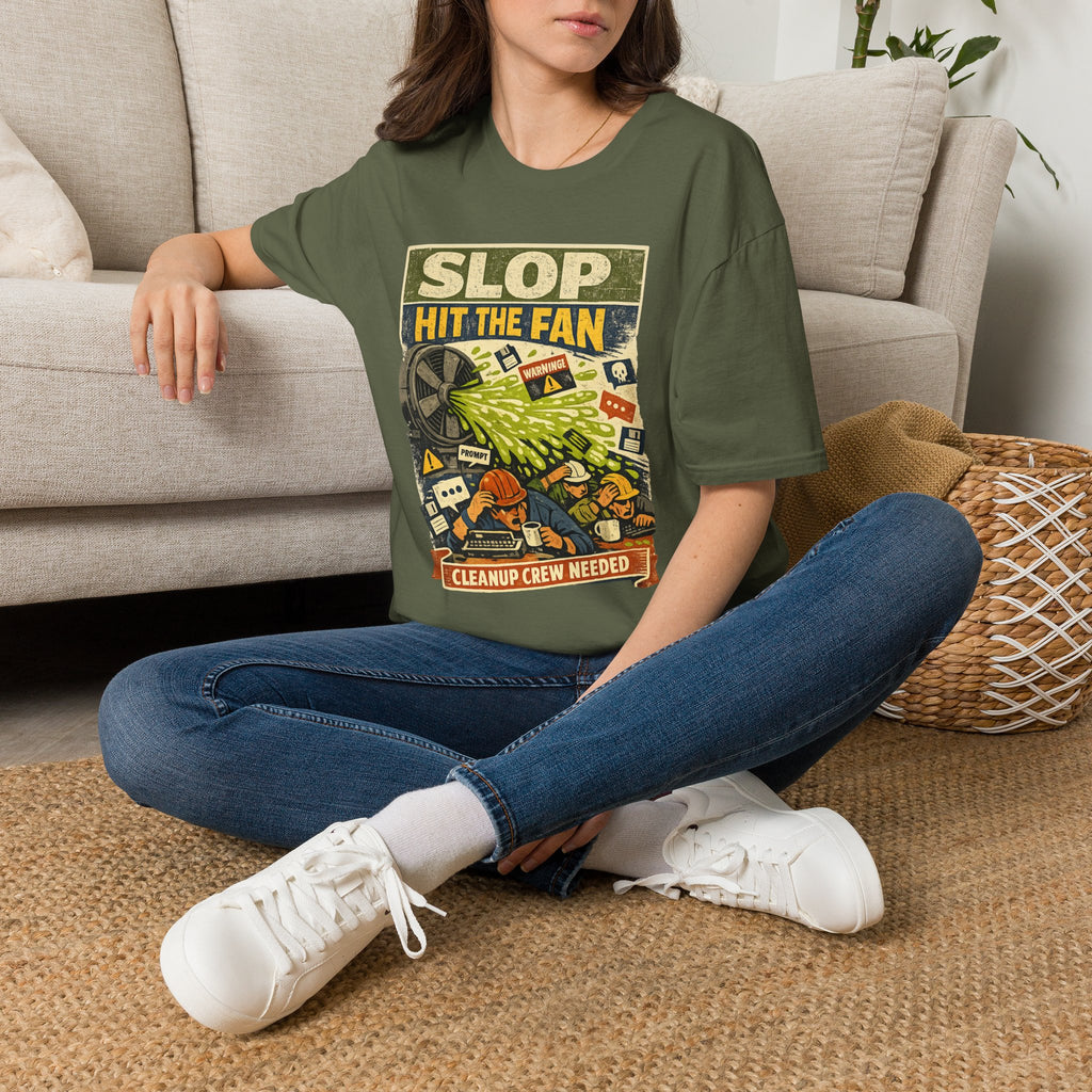 Slop Hit The Fan Graphic T-Shirt