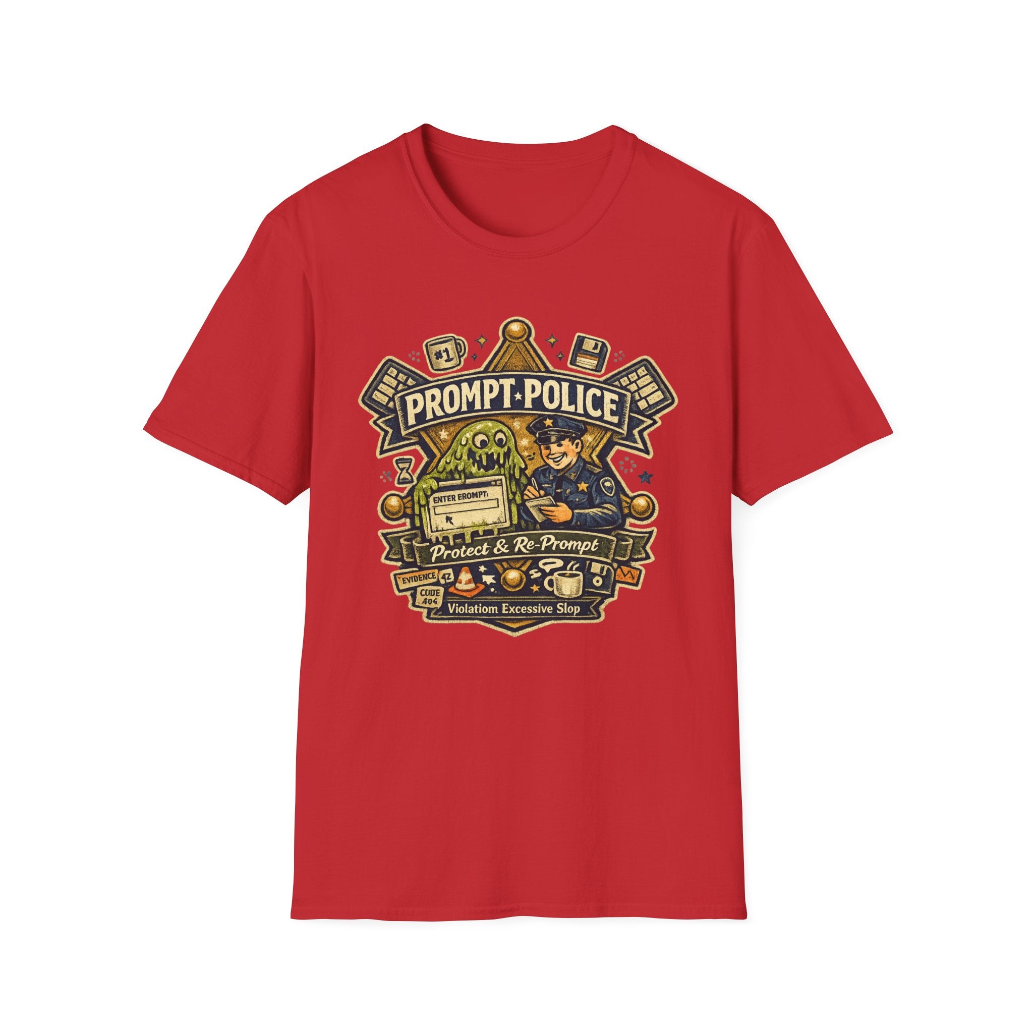 Prompt Police Graphic T-Shirt