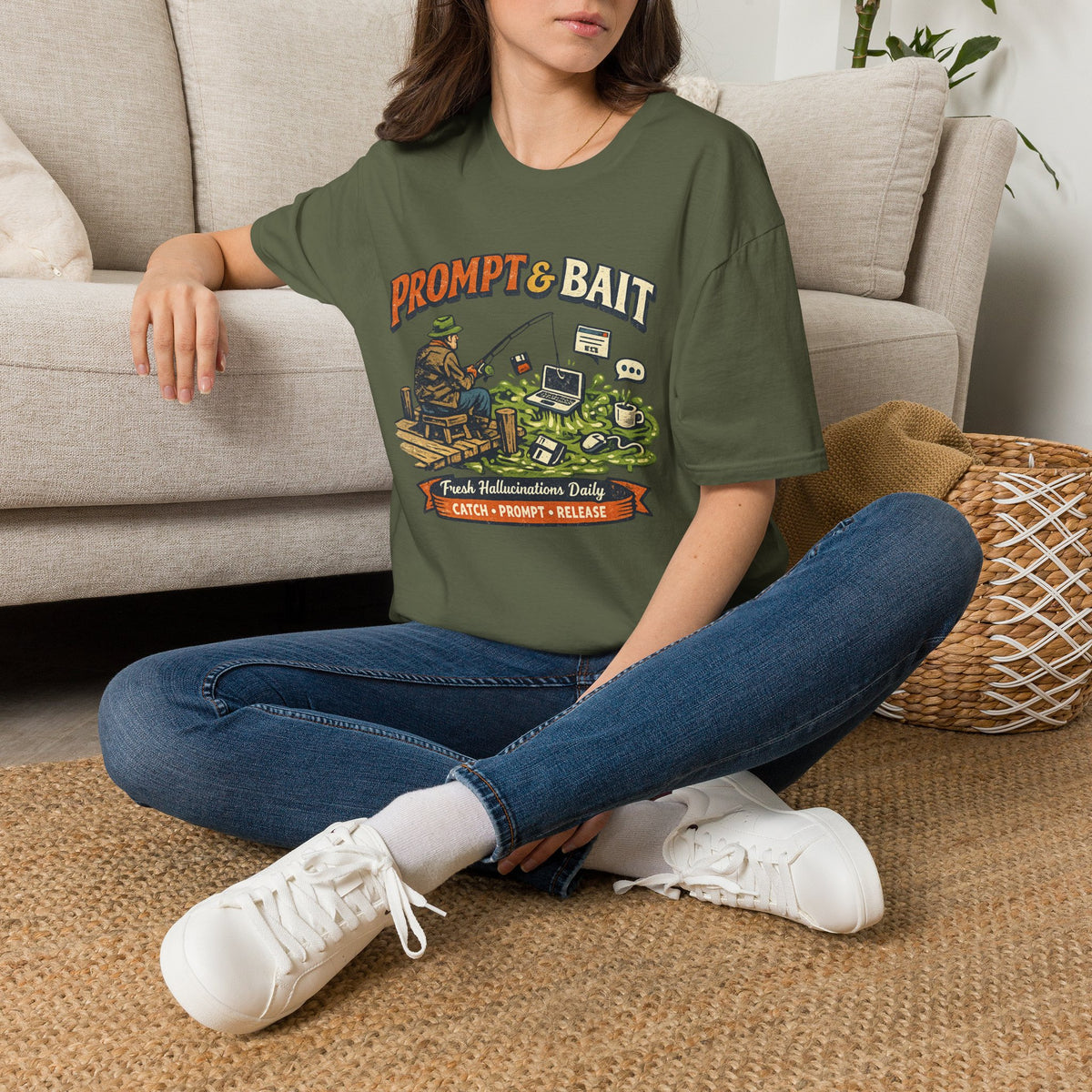 Prompt & Bait Graphic T-Shirt