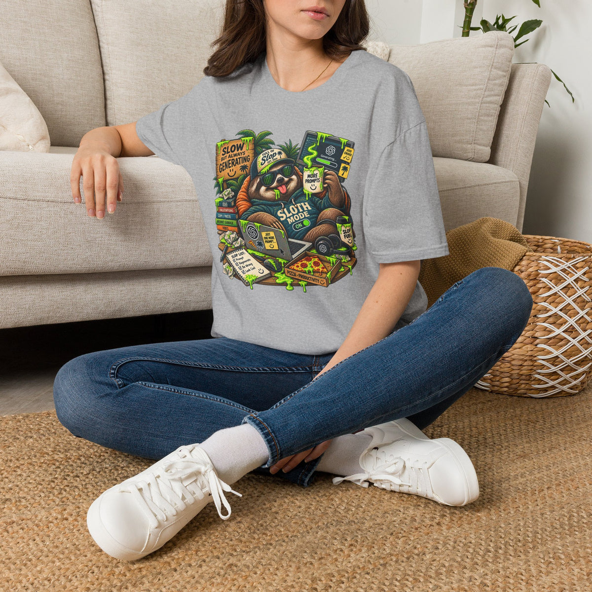 Animal Slop Sloth T-Shirt