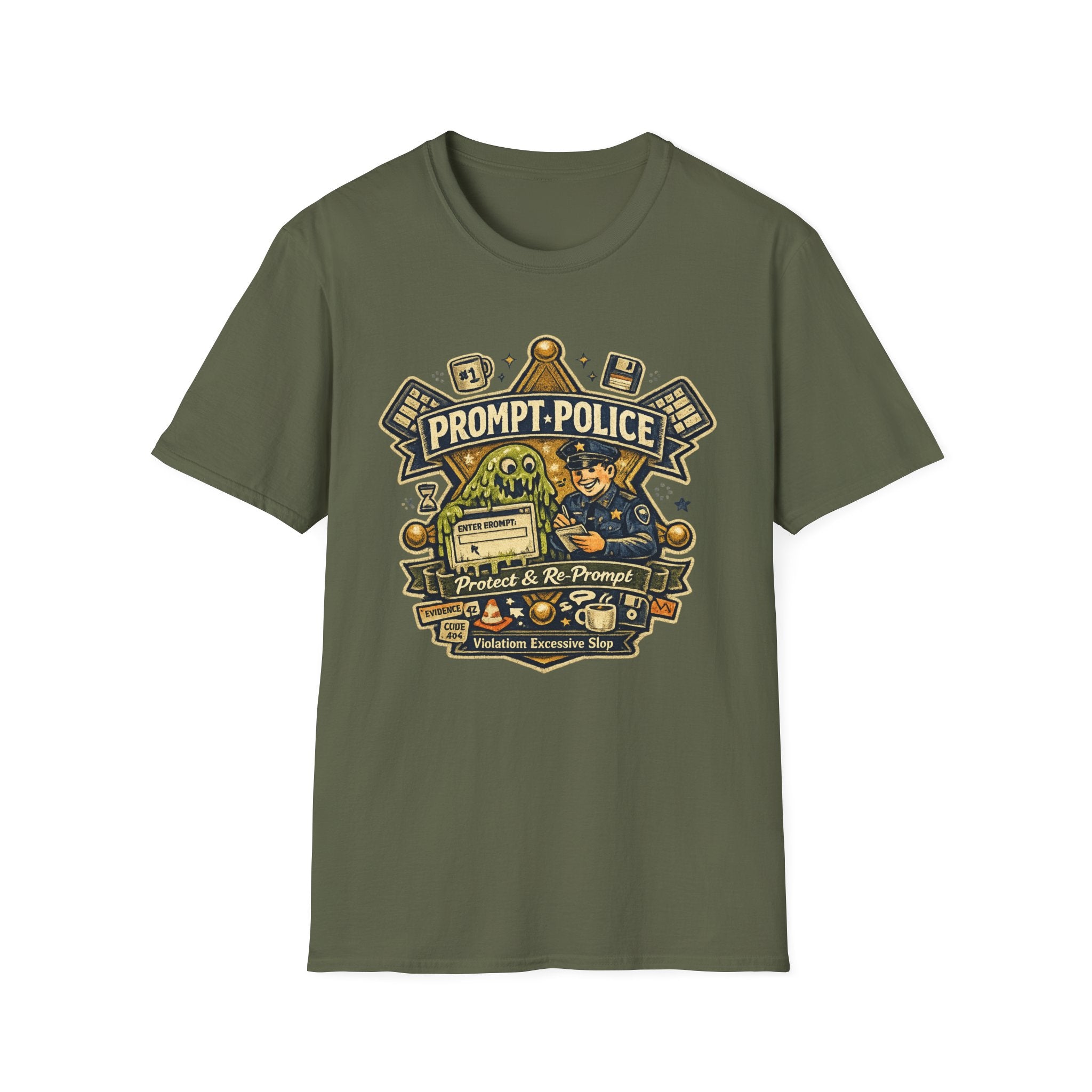 Prompt Police Graphic T-Shirt
