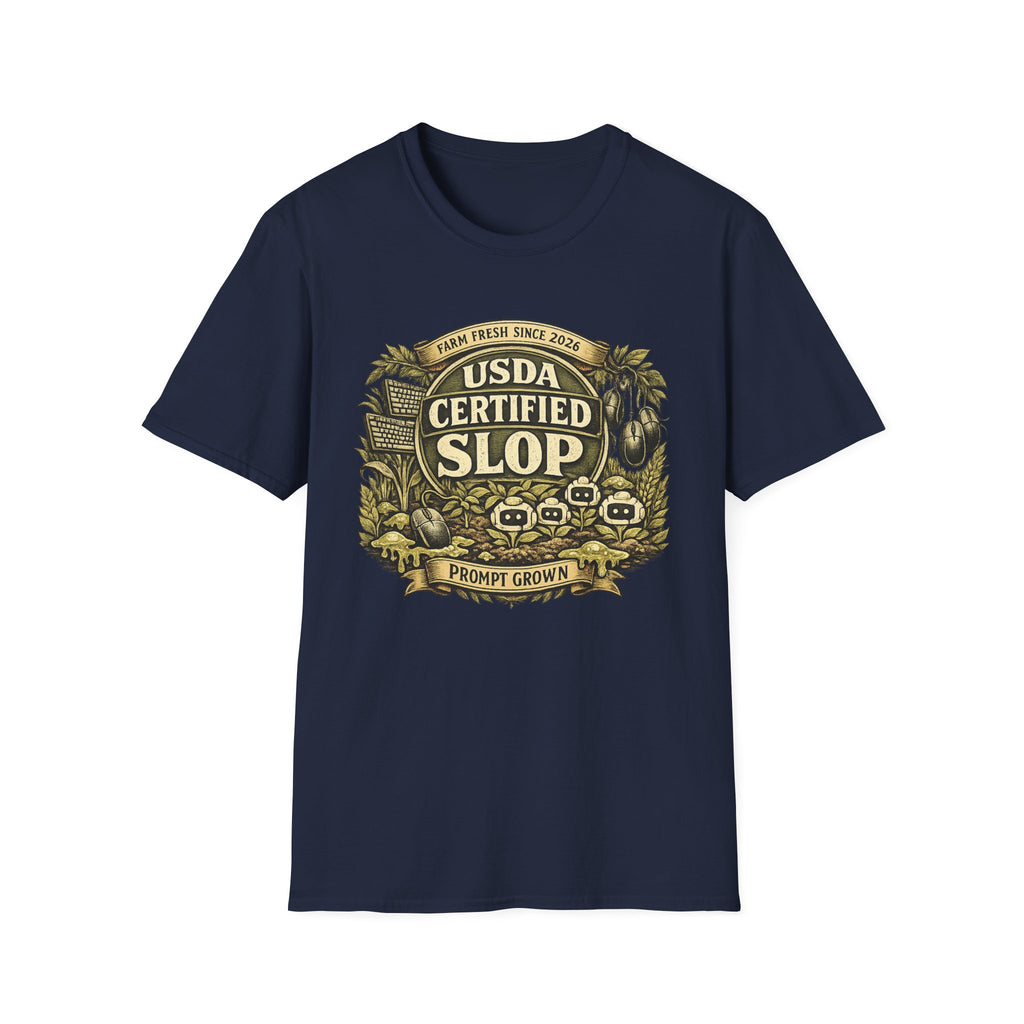 USDA Certified Slop Graphic T-Shirt