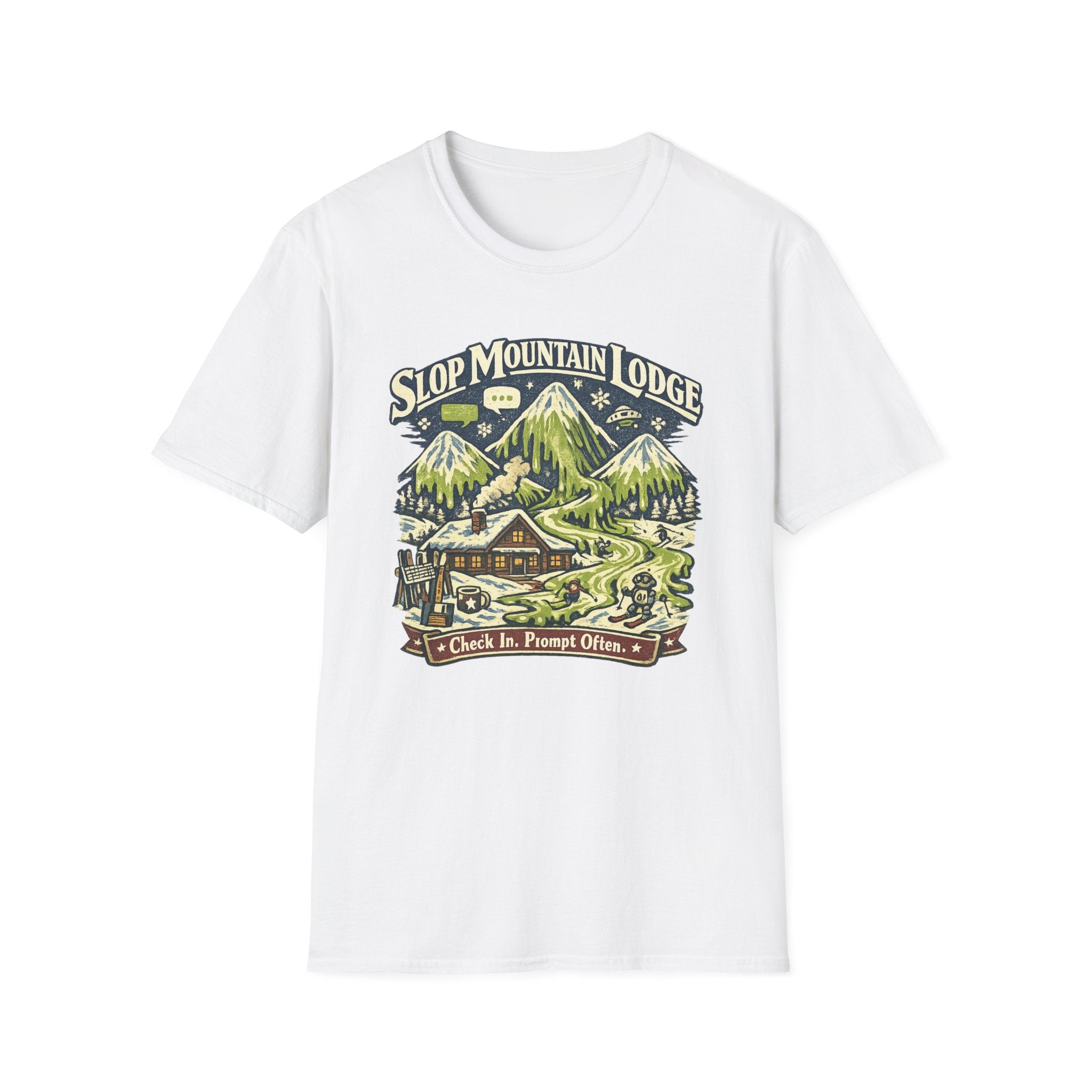 Slop Mountain Lodge Graphic T-Shirt