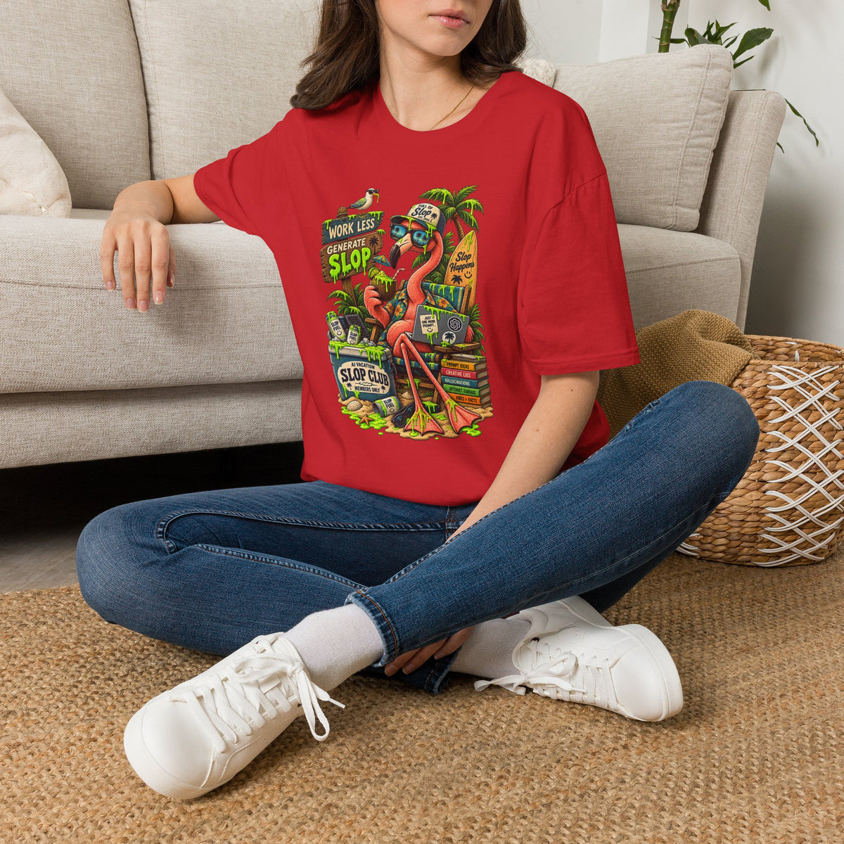 Animal Slop Flamingo T-Shirt