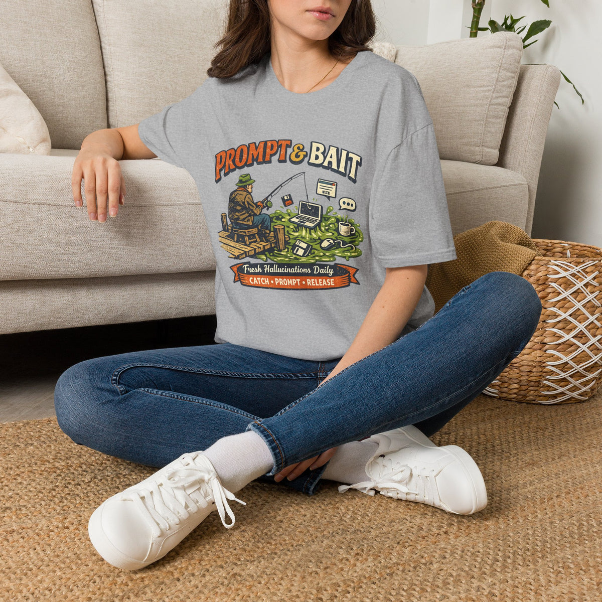 Prompt & Bait Graphic T-Shirt