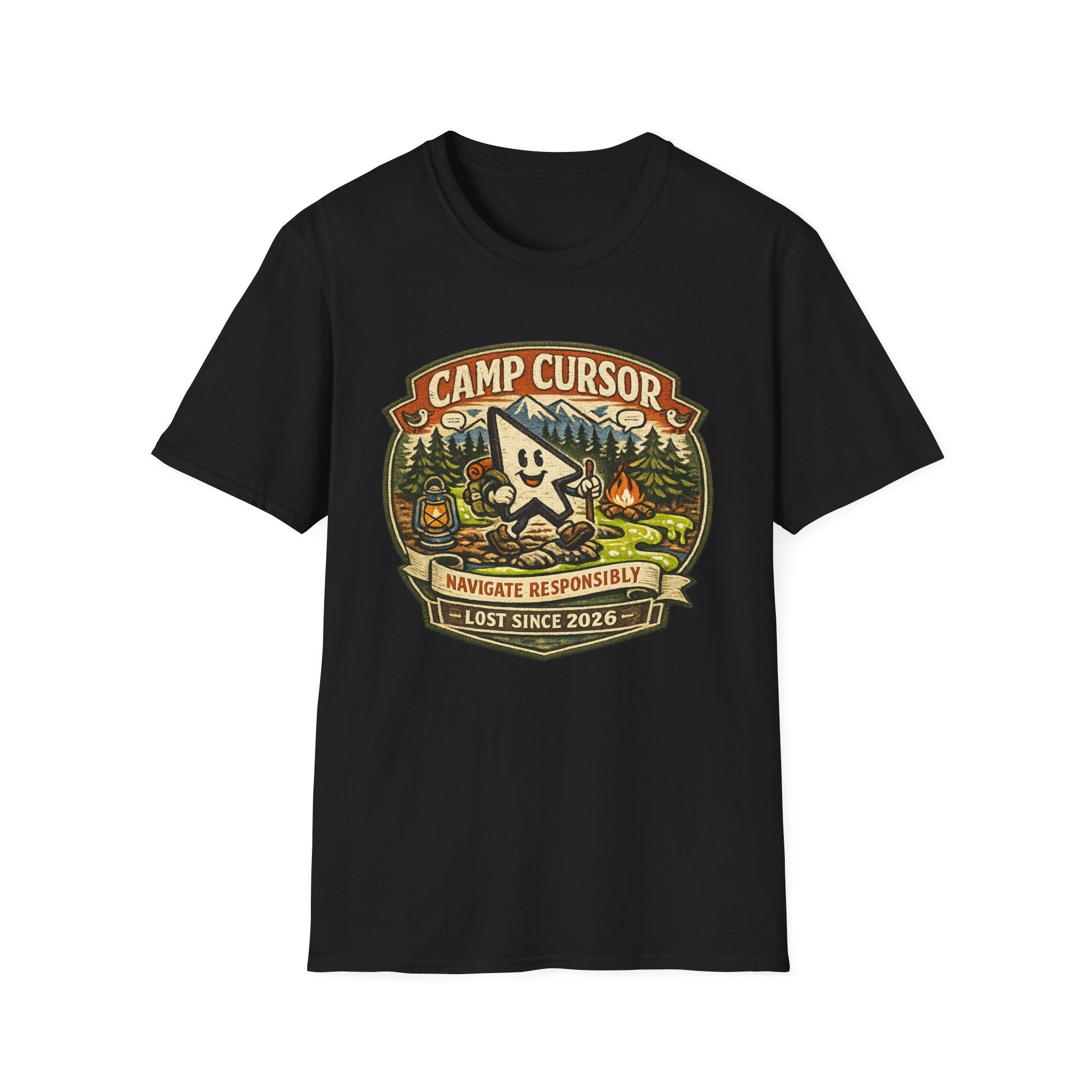 Camp Cursor Graphic T-Shirt