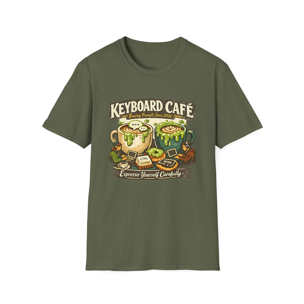 Keyboard Cafe Graphic T-Shirt