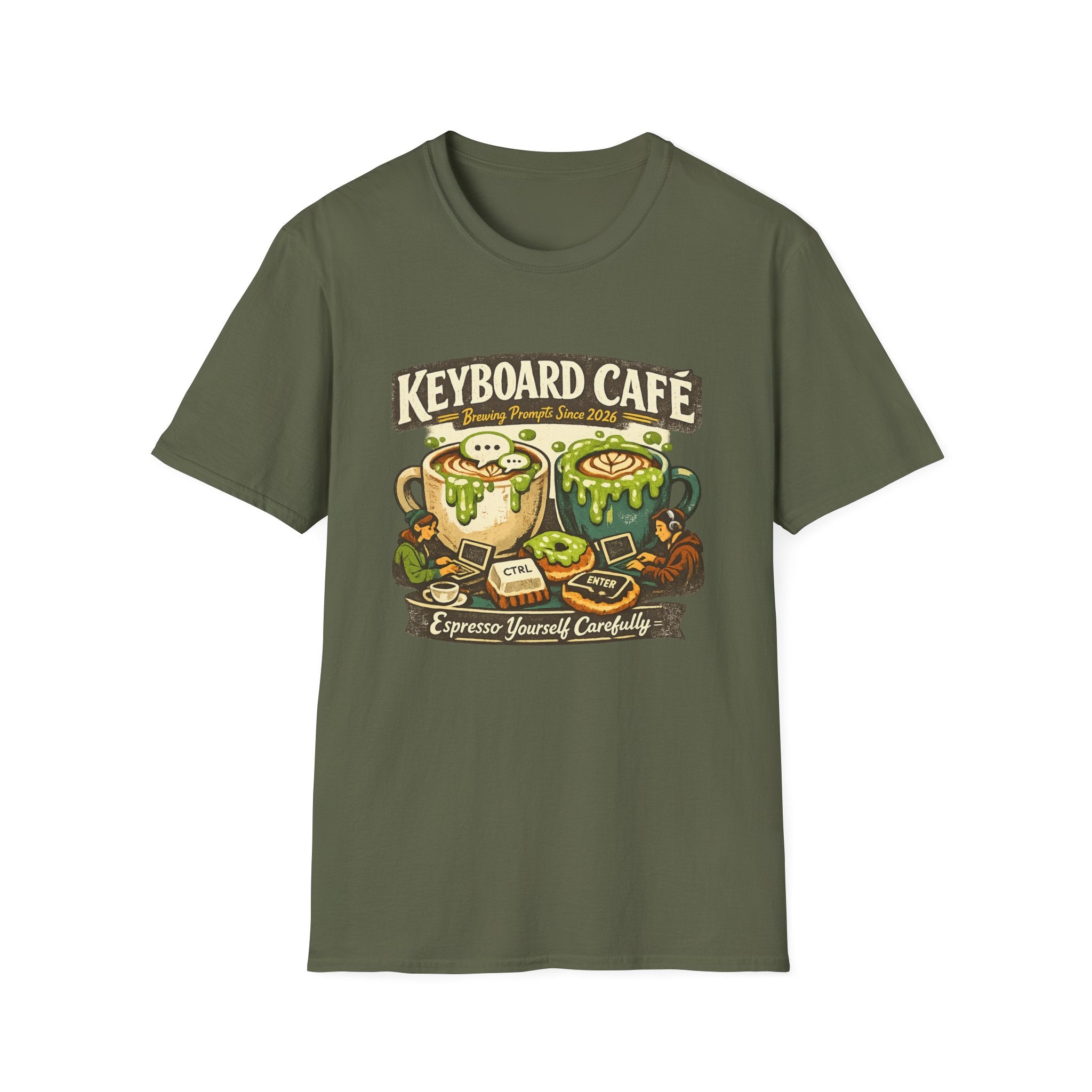 Keyboard Cafe Graphic T-Shirt