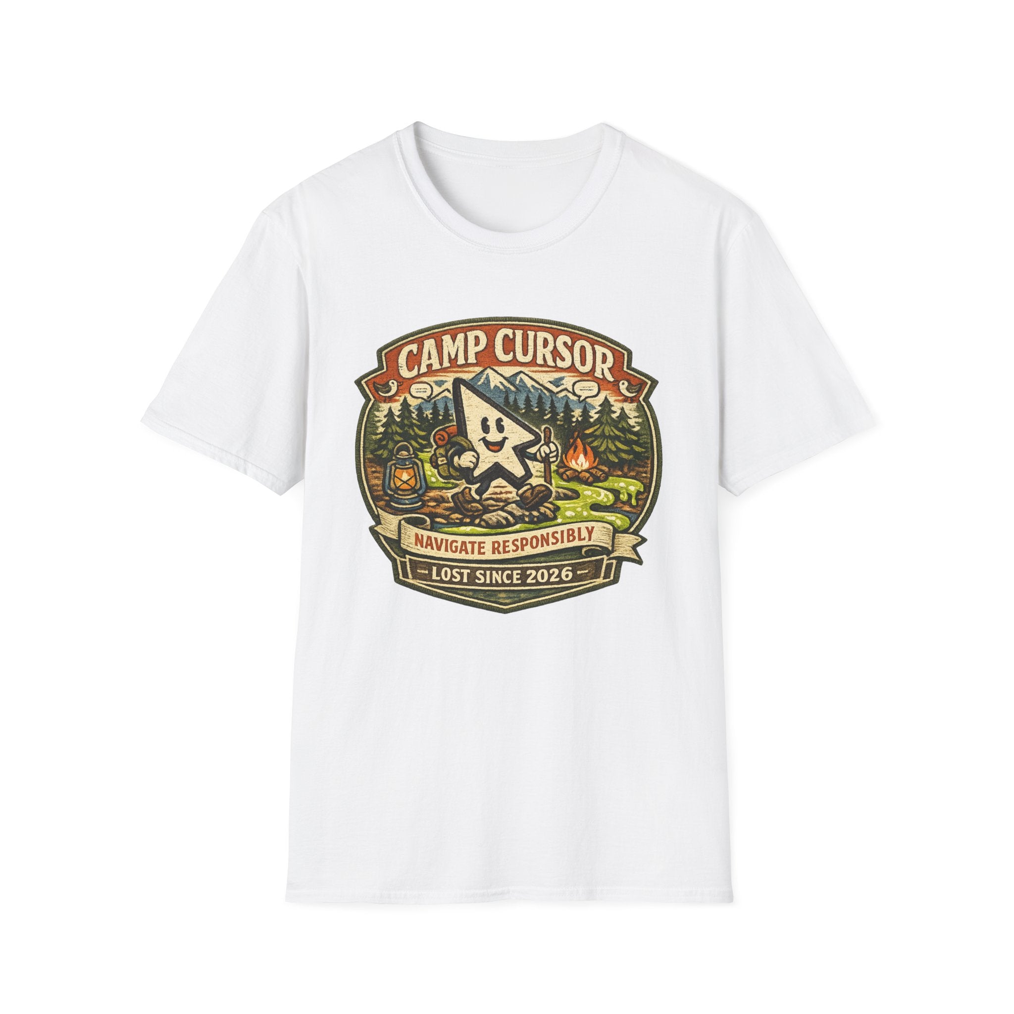 Camp Cursor Graphic T-Shirt