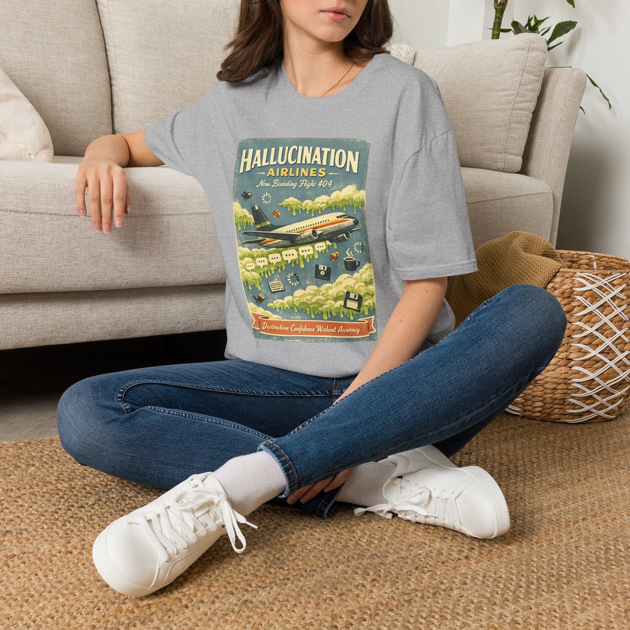 Hallucinations Airlines Graphic T-Shirt