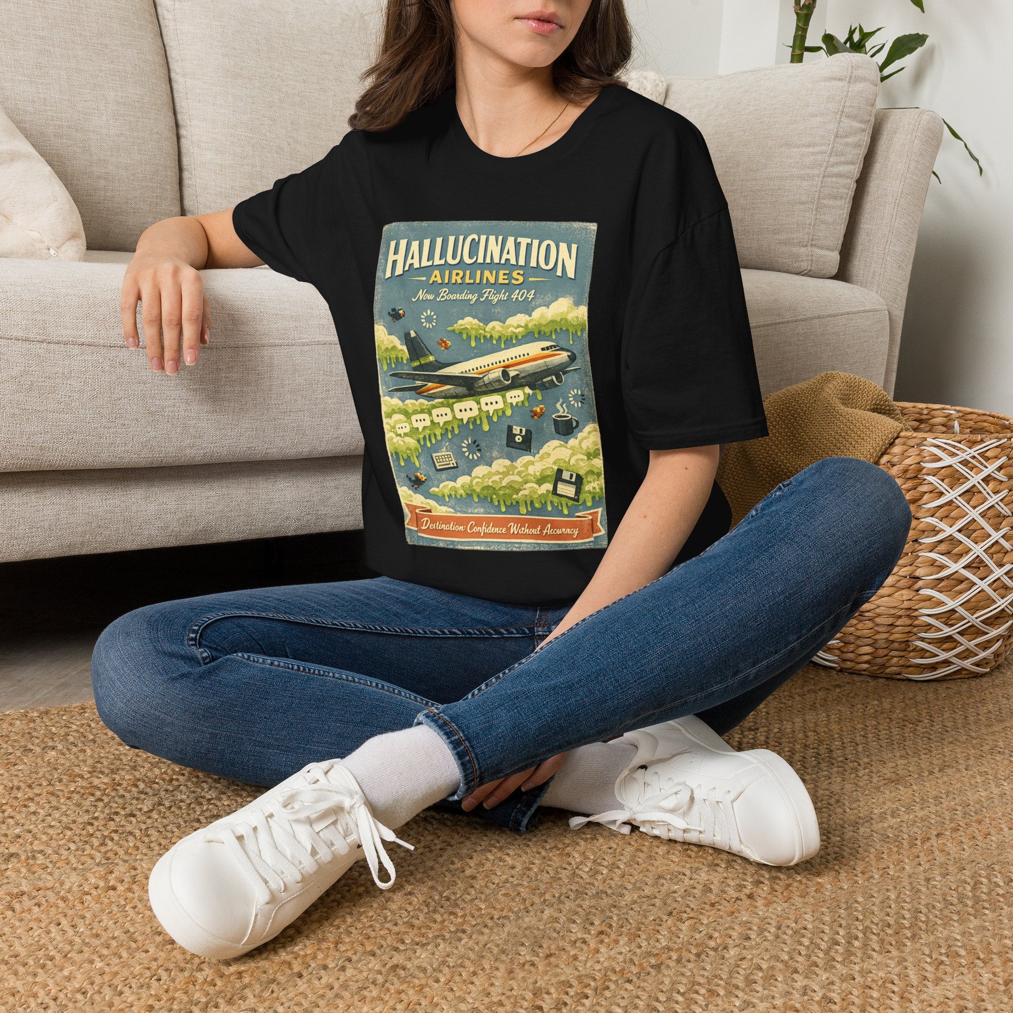 Hallucinations Airlines Graphic T-Shirt