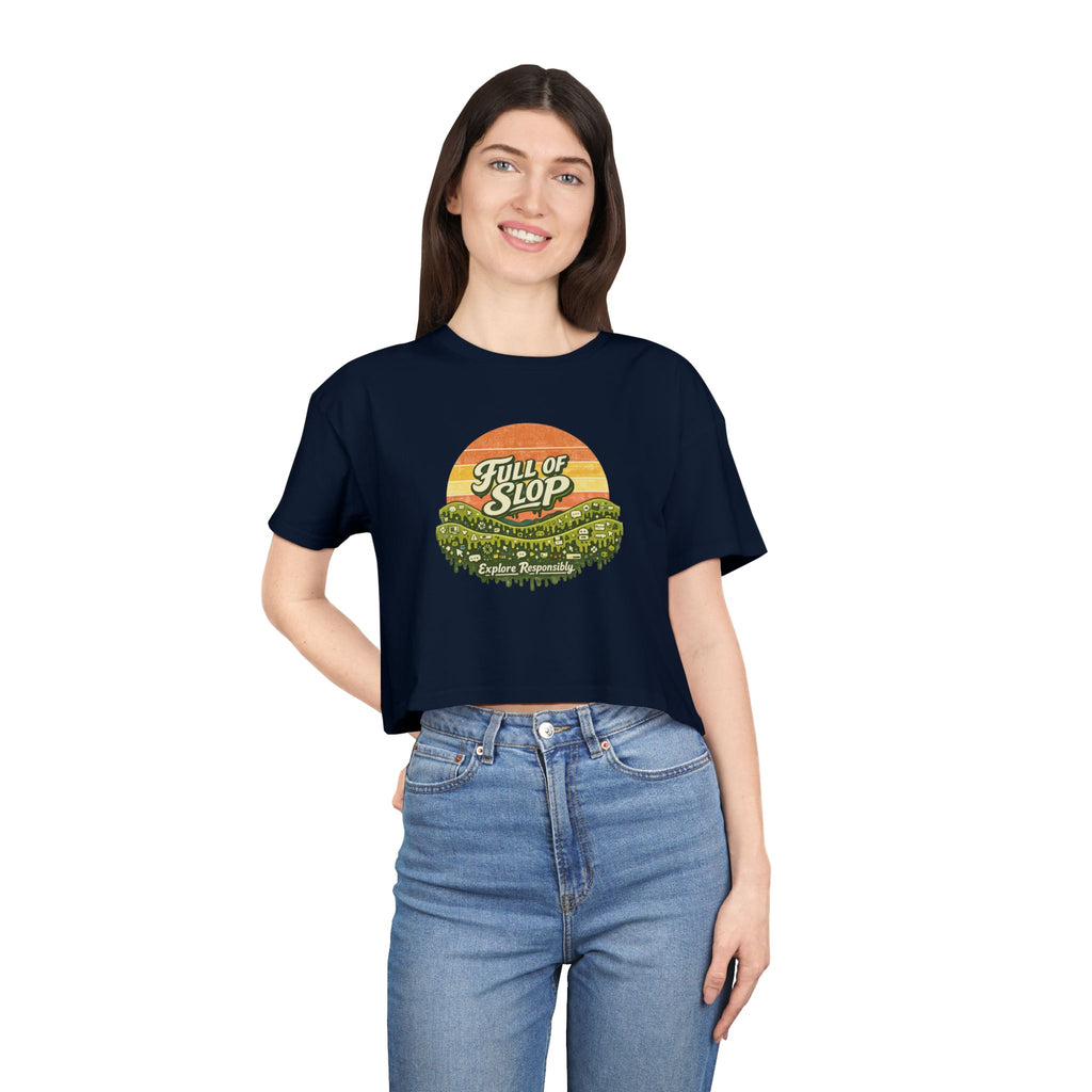 Full of Slop Crop Tee Graphic T-shirt