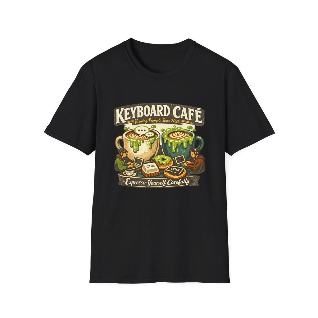 Keyboard Cafe Graphic T-Shirt