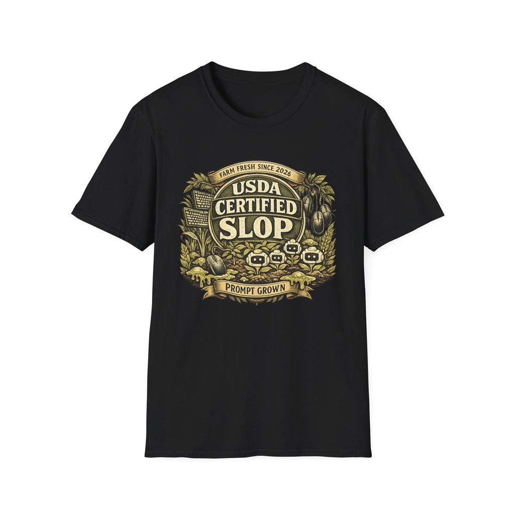 USDA Certified Slop Graphic T-Shirt
