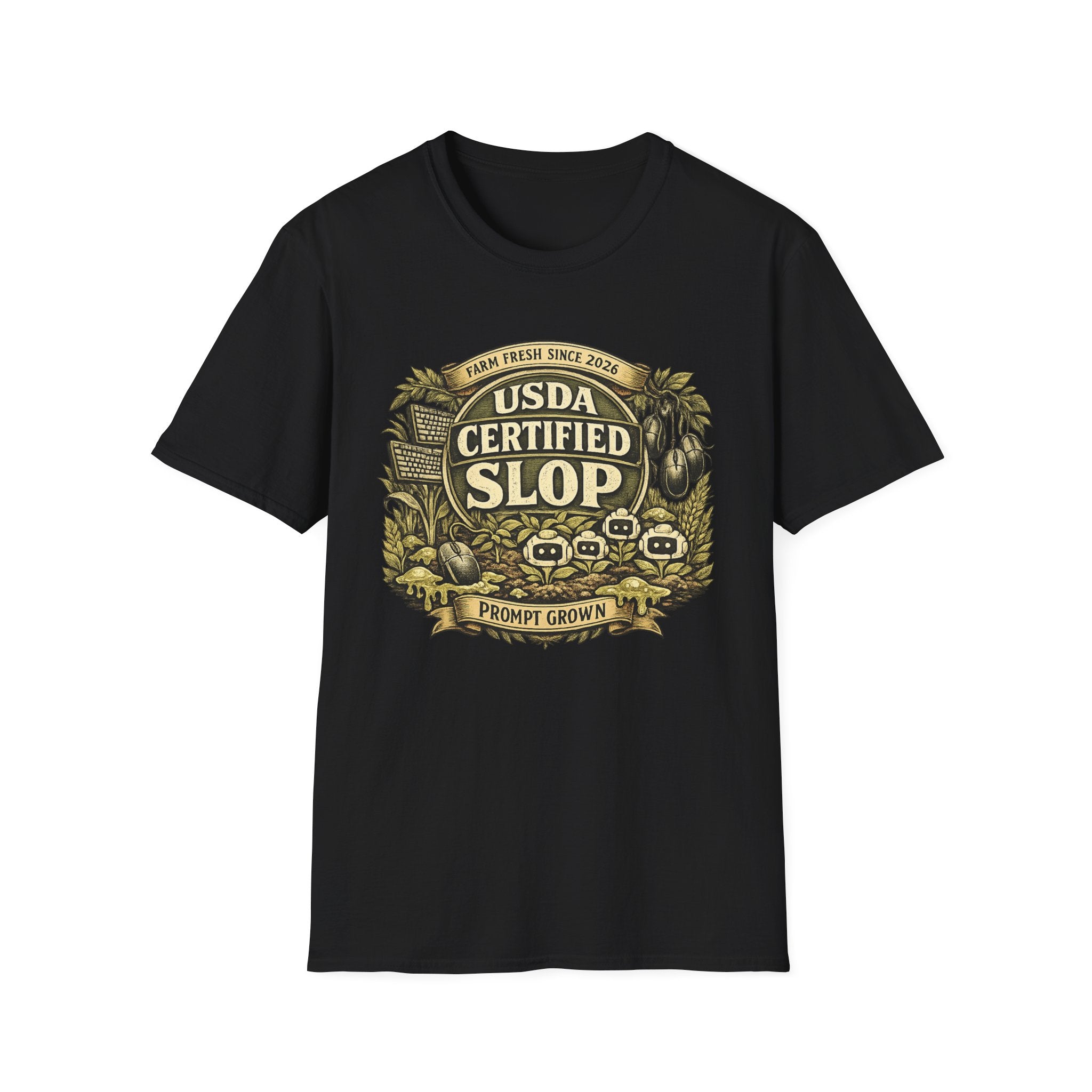 USDA Certified Slop Graphic T-Shirt