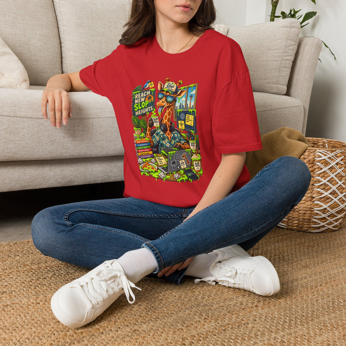 Animal Slop Giraffe 2 T-Shirt