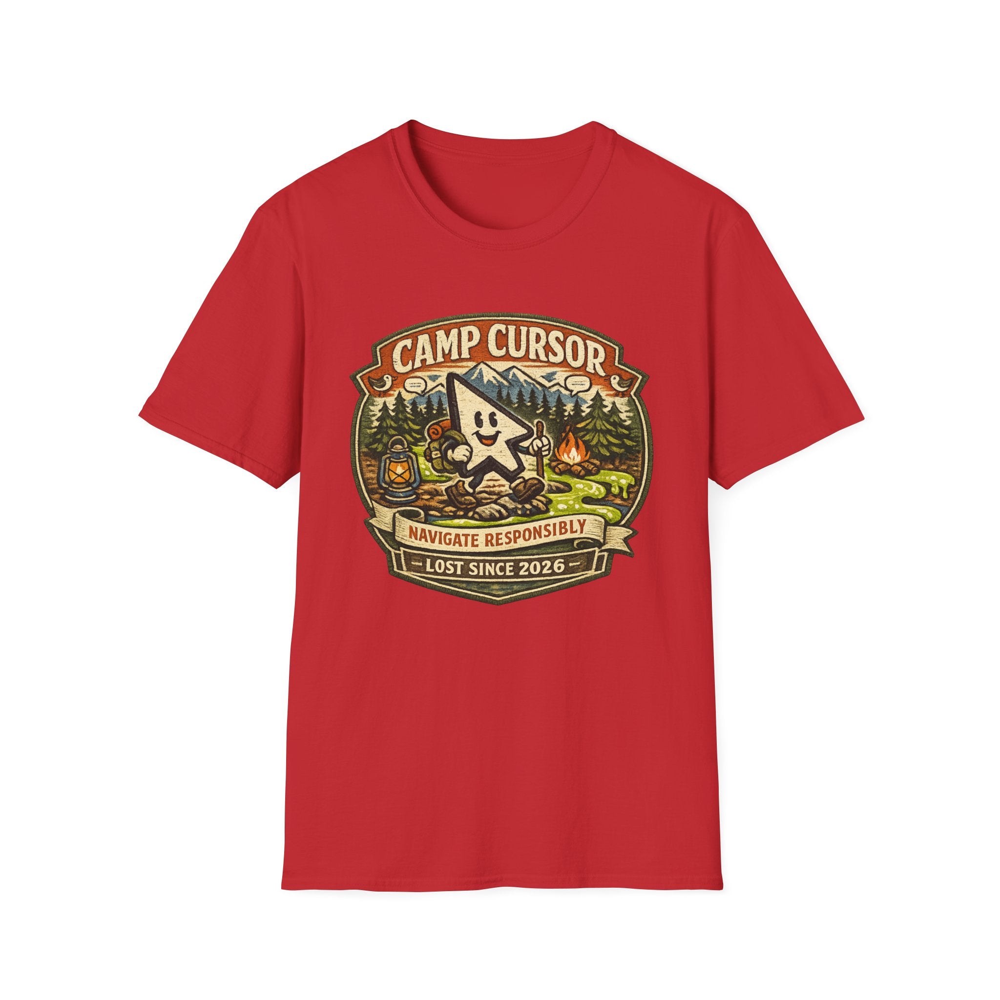 Camp Cursor Graphic T-Shirt