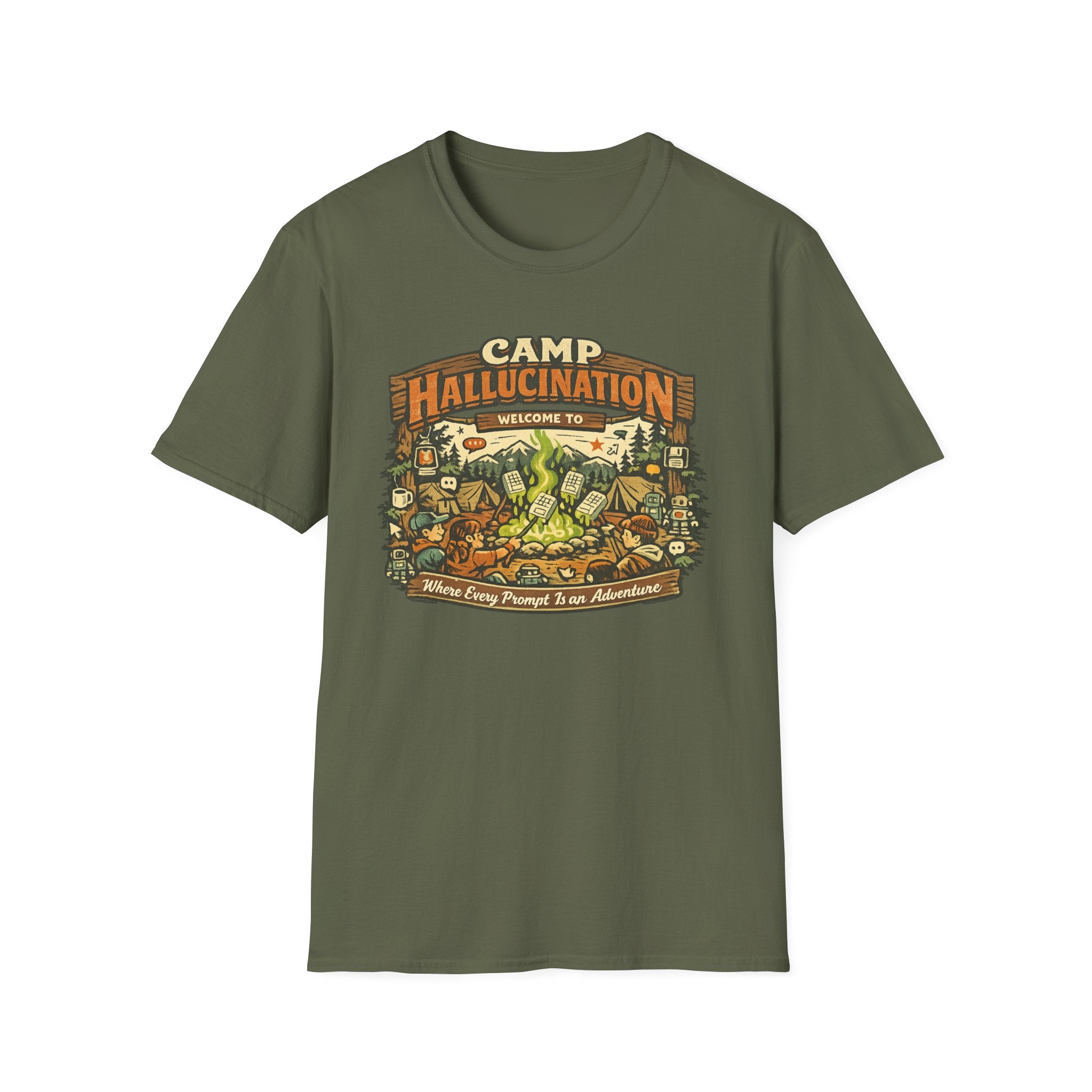 Camp Hallucination Graphic T-Shirt