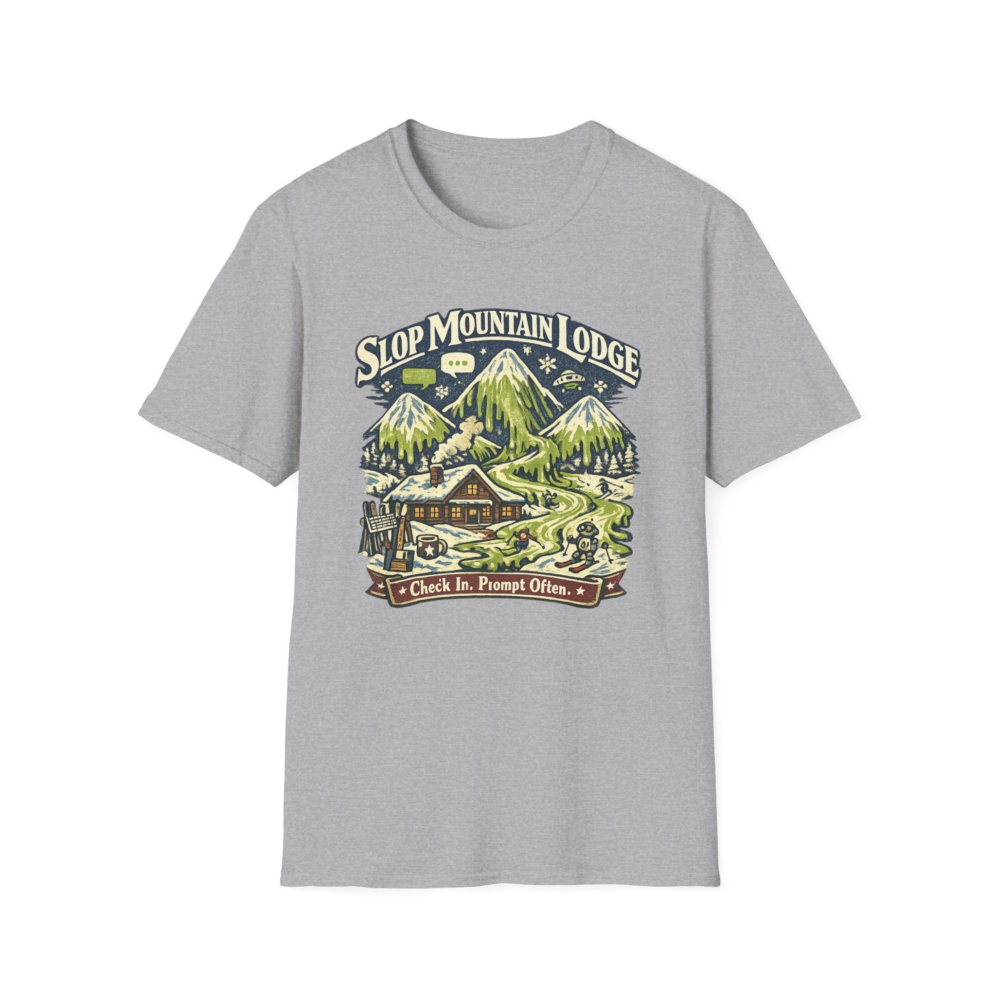 Slop Mountain Lodge Graphic T-Shirt