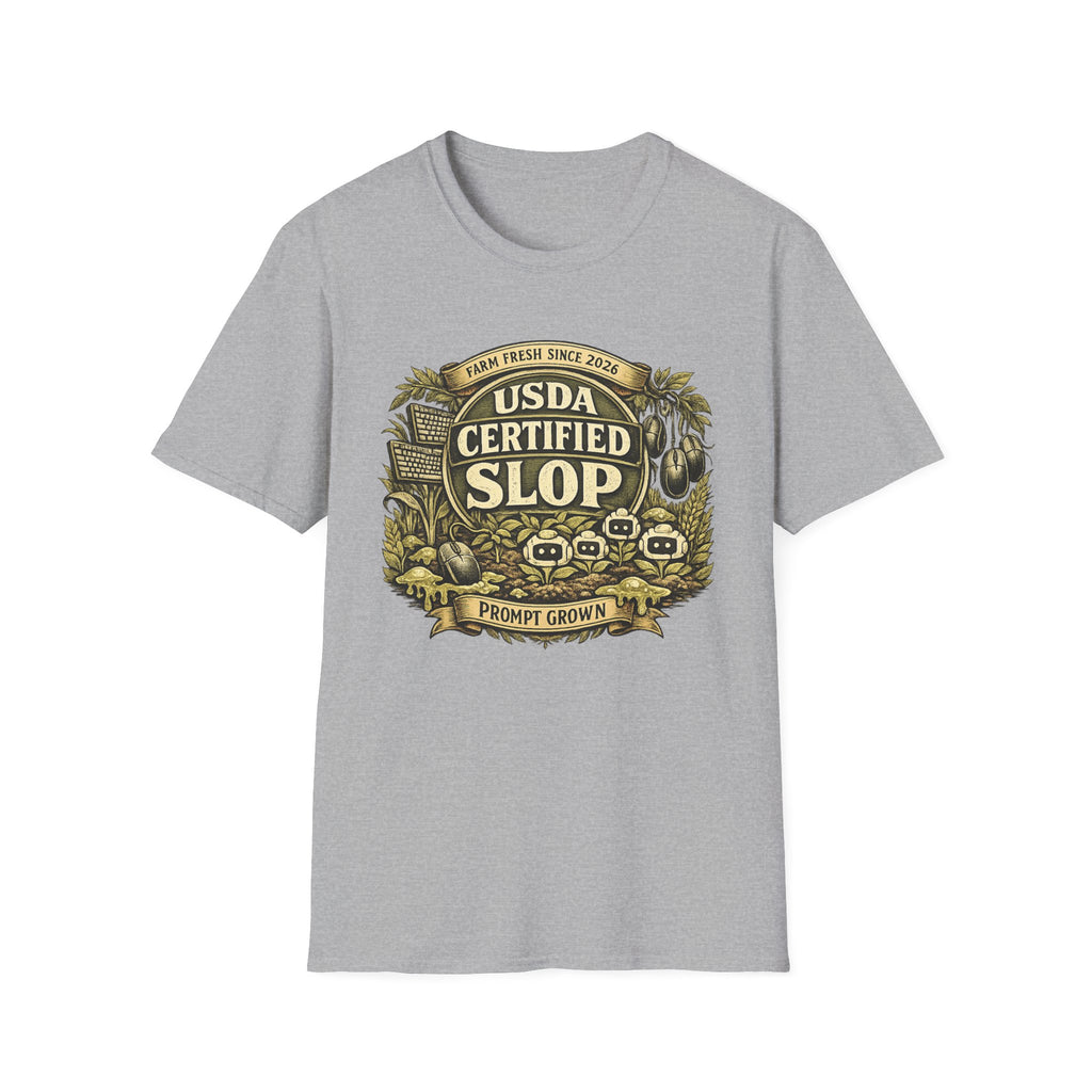 USDA Certified Slop Graphic T-Shirt
