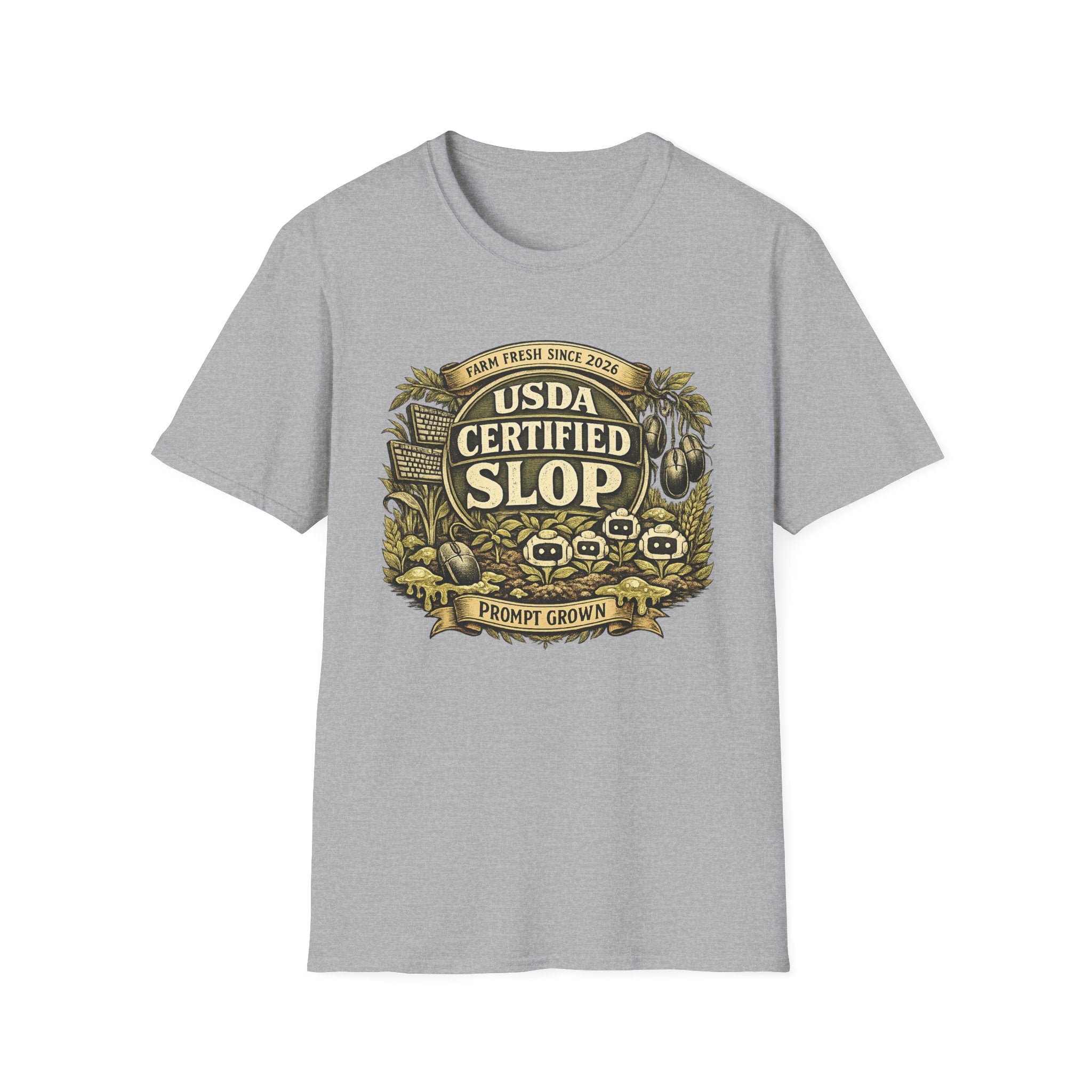 USDA Certified Slop Graphic T-Shirt