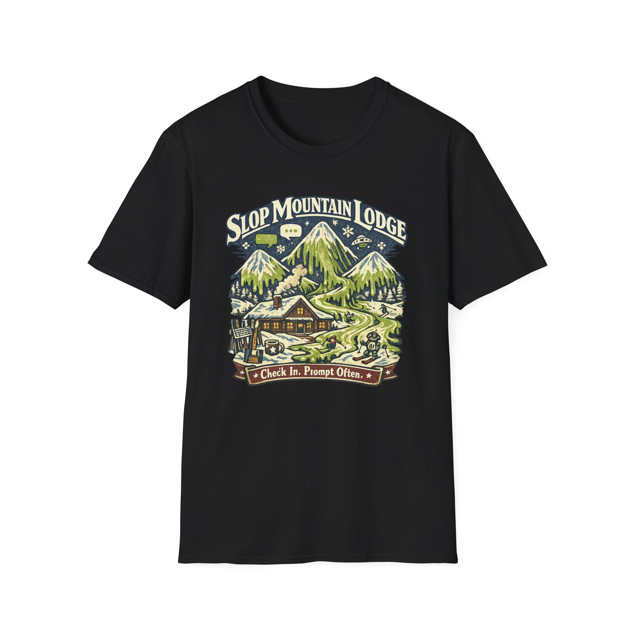 Slop Mountain Lodge Graphic T-Shirt