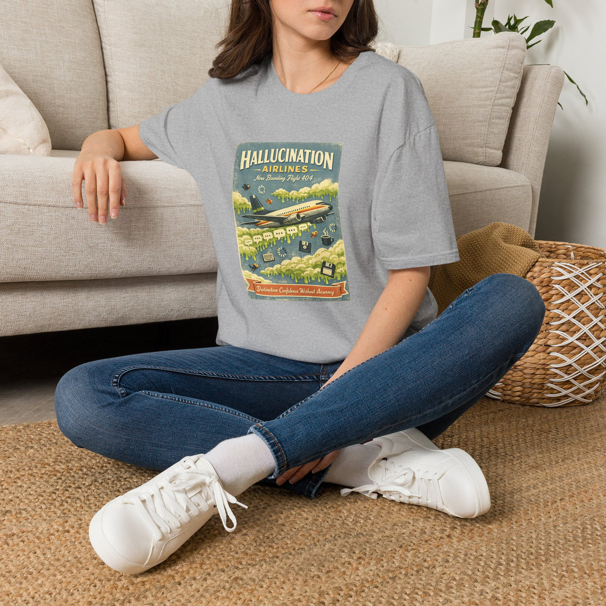 Hallucinations Airlines Graphic T-Shirt