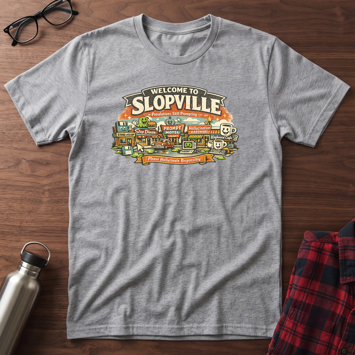 Welcome to Slopville Graphic T-Shirt