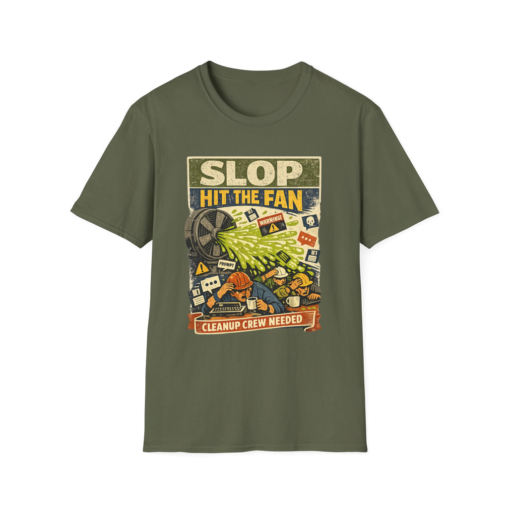 Slop Hit The Fan Graphic T-Shirt