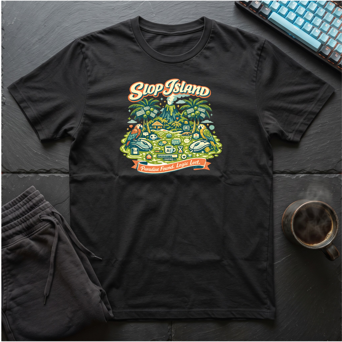 Slop Island Graphic T-Shirt