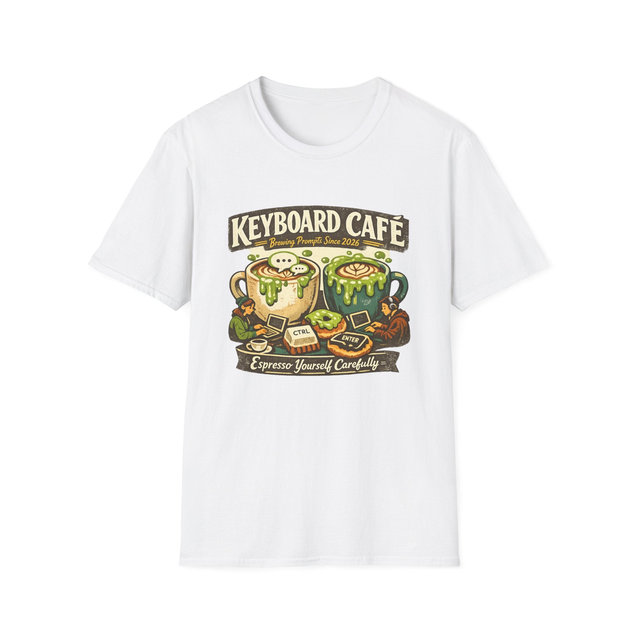 Keyboard Cafe Graphic T-Shirt