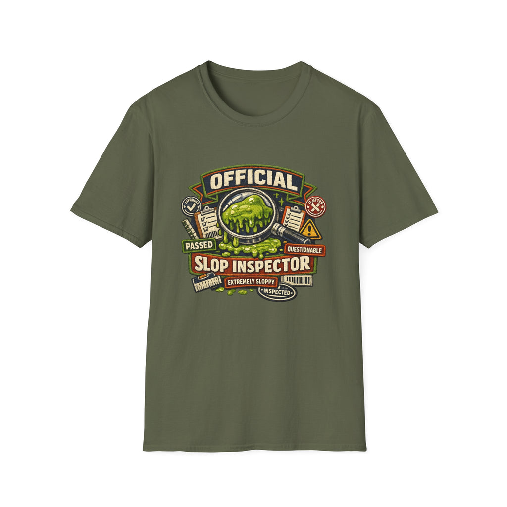 Official Slop Inspector Graphic T-Shirt