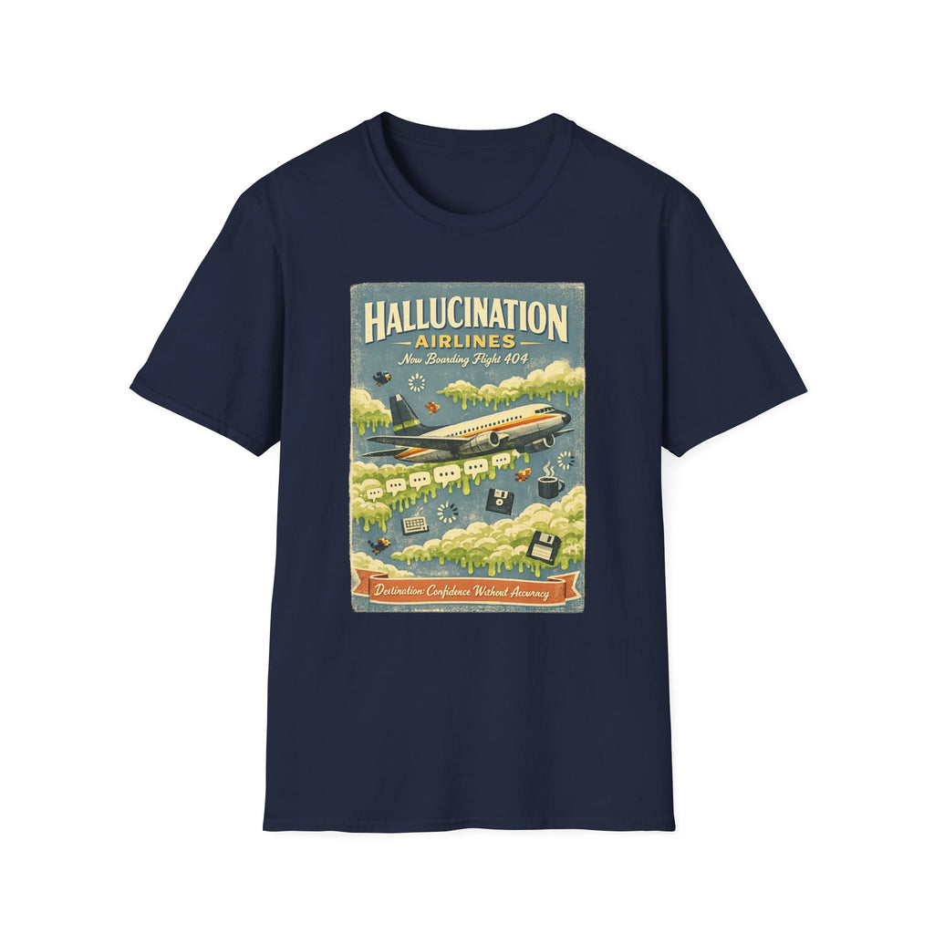 Hallucinations Airlines Graphic T-Shirt