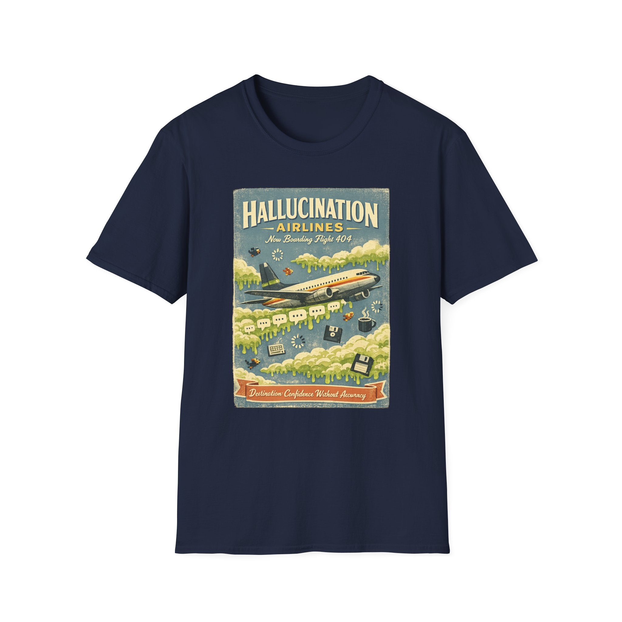 Hallucinations Airlines Graphic T-Shirt