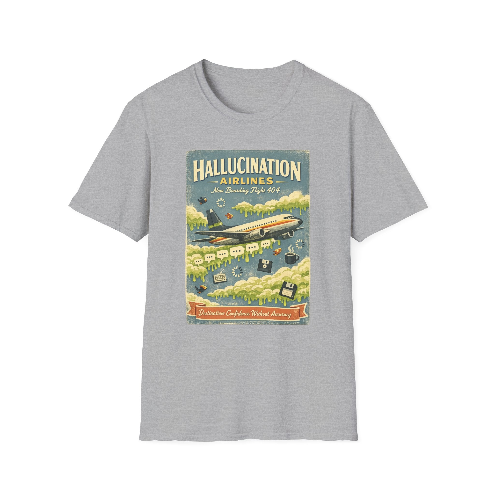 Hallucinations Airlines Graphic T-Shirt