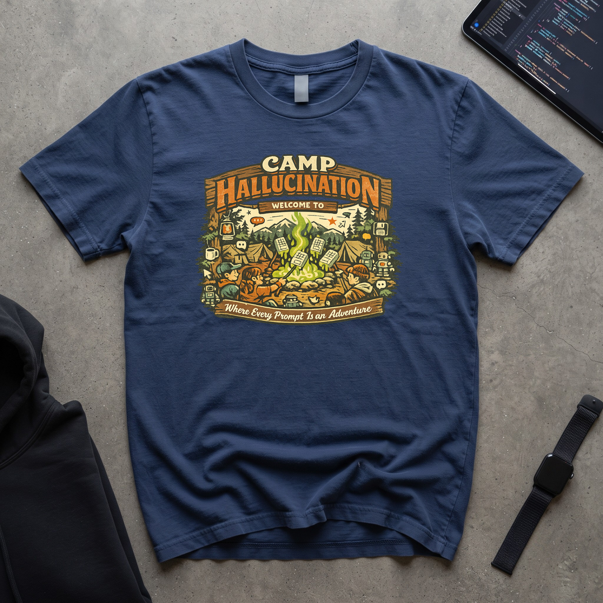 Camp Hallucination Graphic T-Shirt