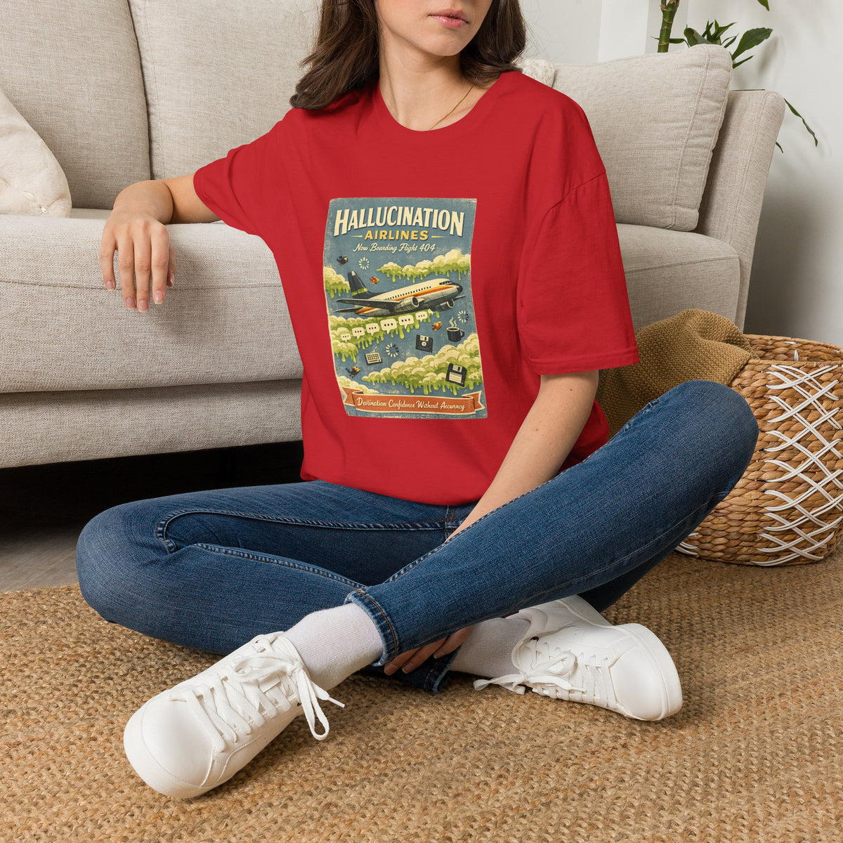 Hallucinations Airlines Graphic T-Shirt
