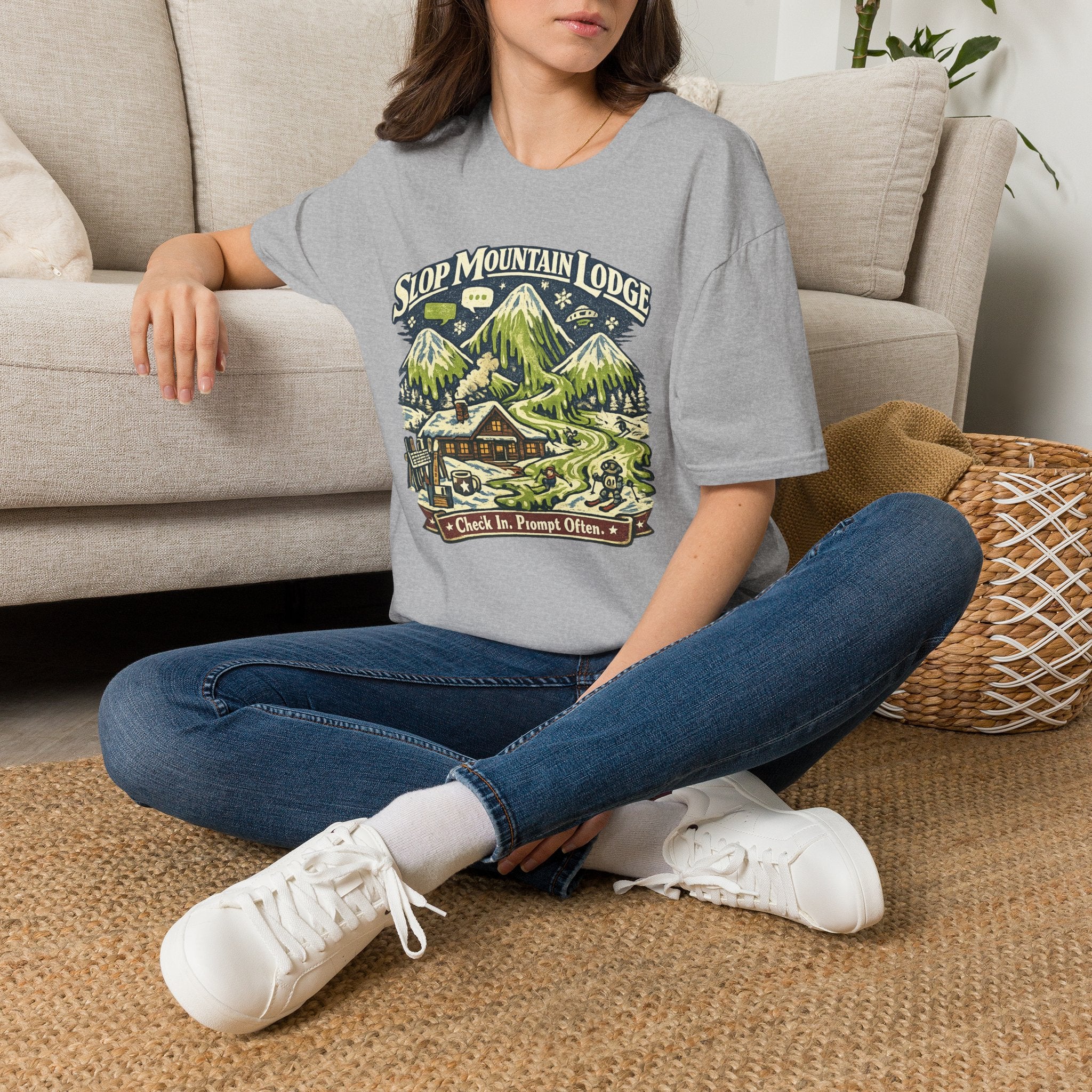 Slop Mountain Lodge Graphic T-Shirt
