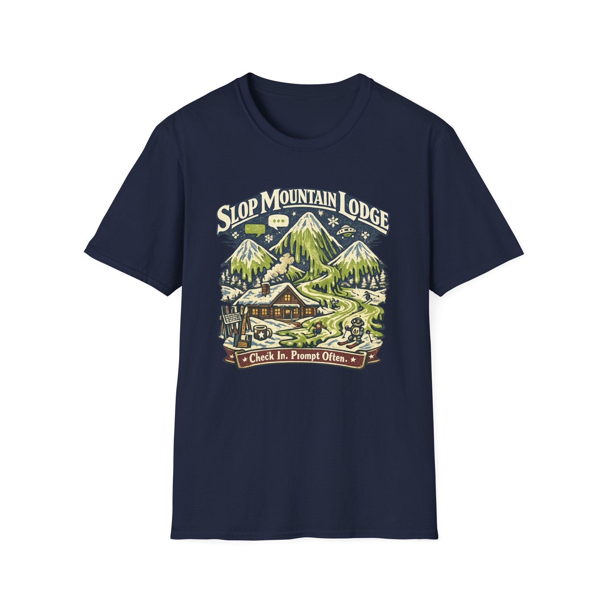 Slop Mountain Lodge Graphic T-Shirt