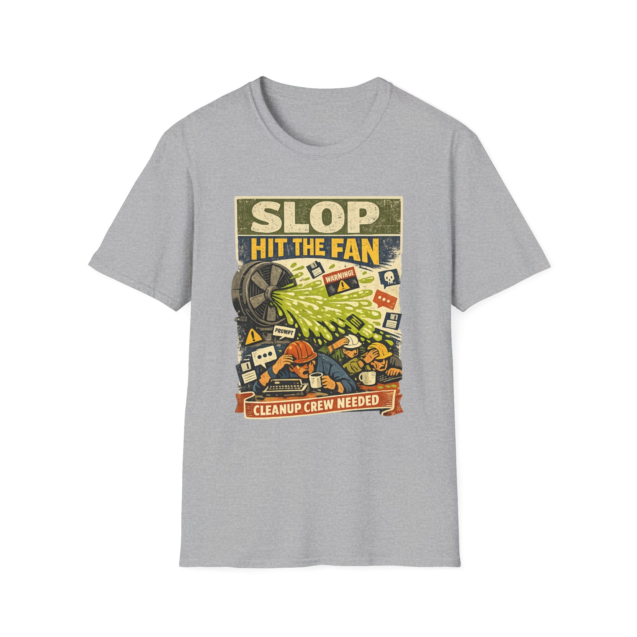 Slop Hit The Fan Graphic T-Shirt