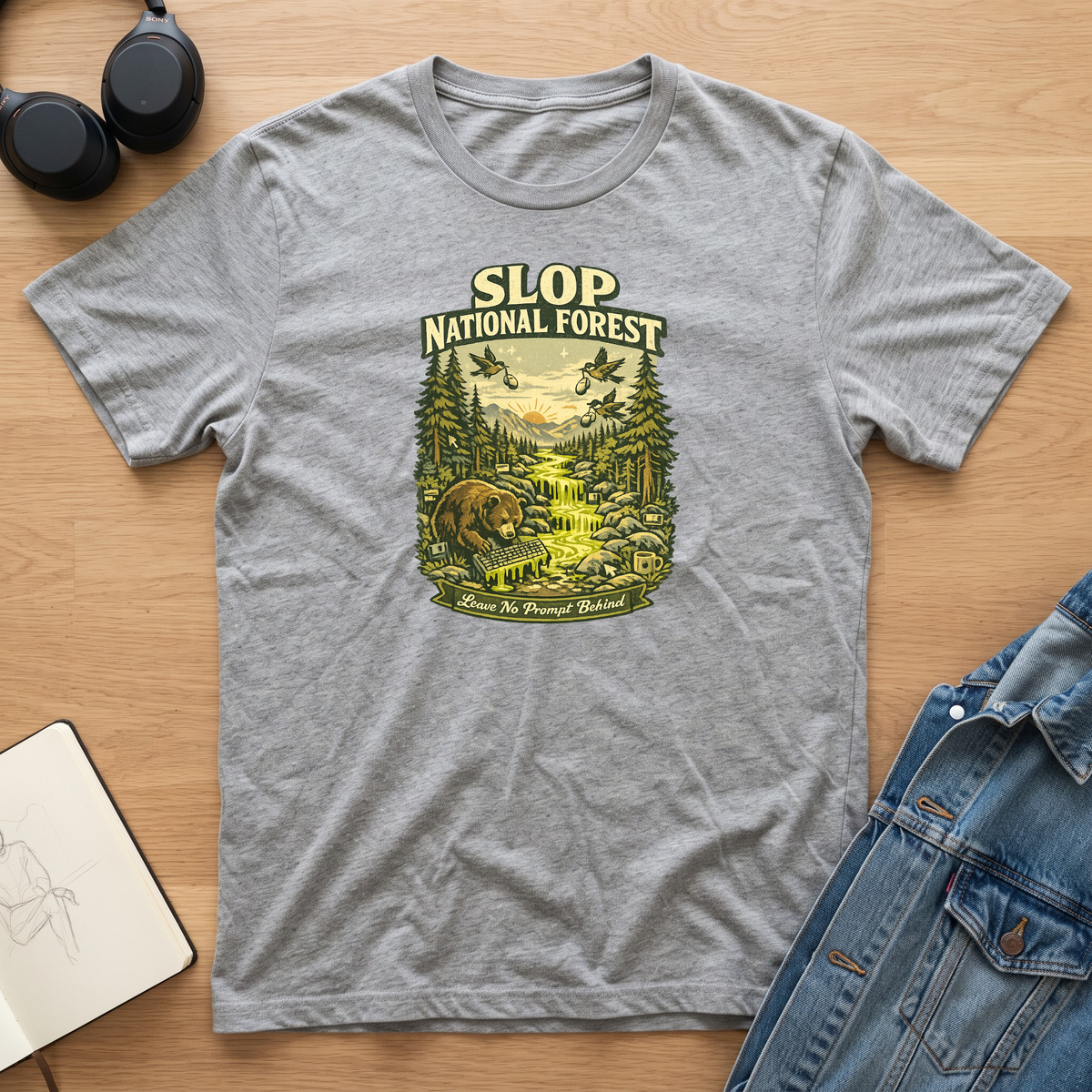 Slop National Forest Graphic T-Shirt