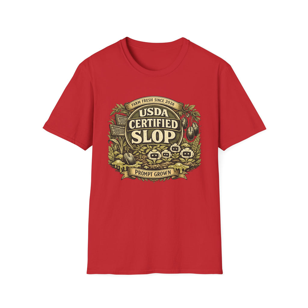 USDA Certified Slop Graphic T-Shirt