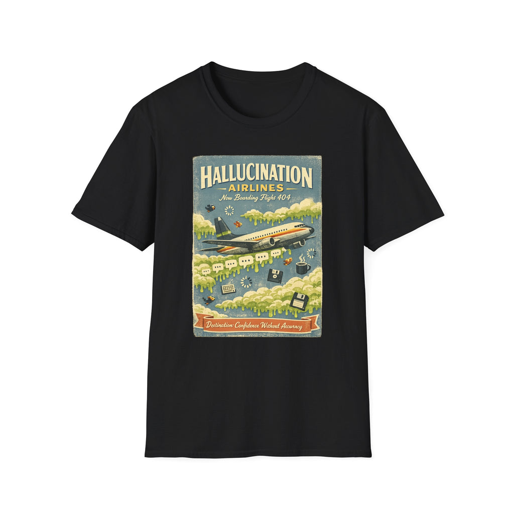 Hallucinations Airlines Graphic T-Shirt