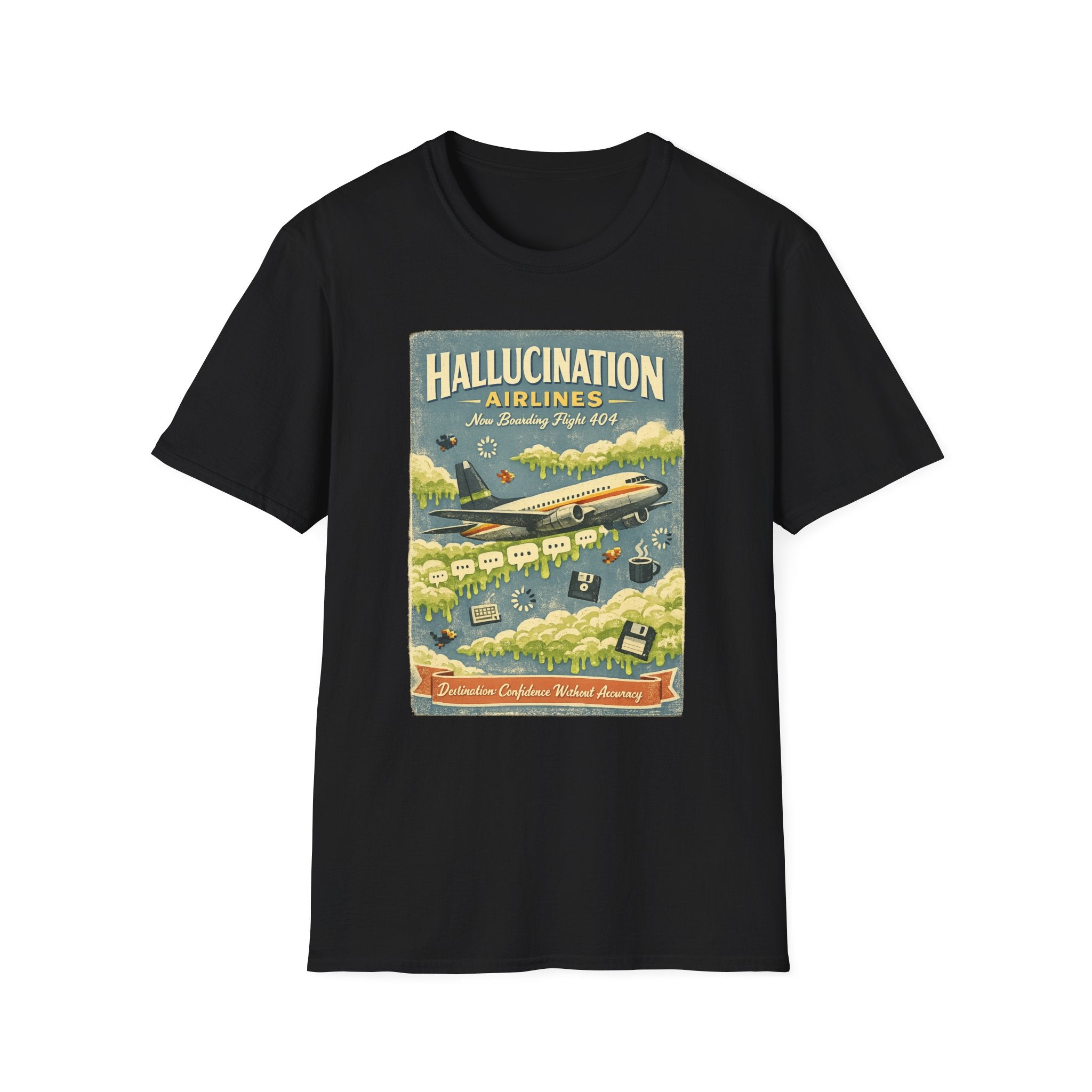 Hallucinations Airlines Graphic T-Shirt