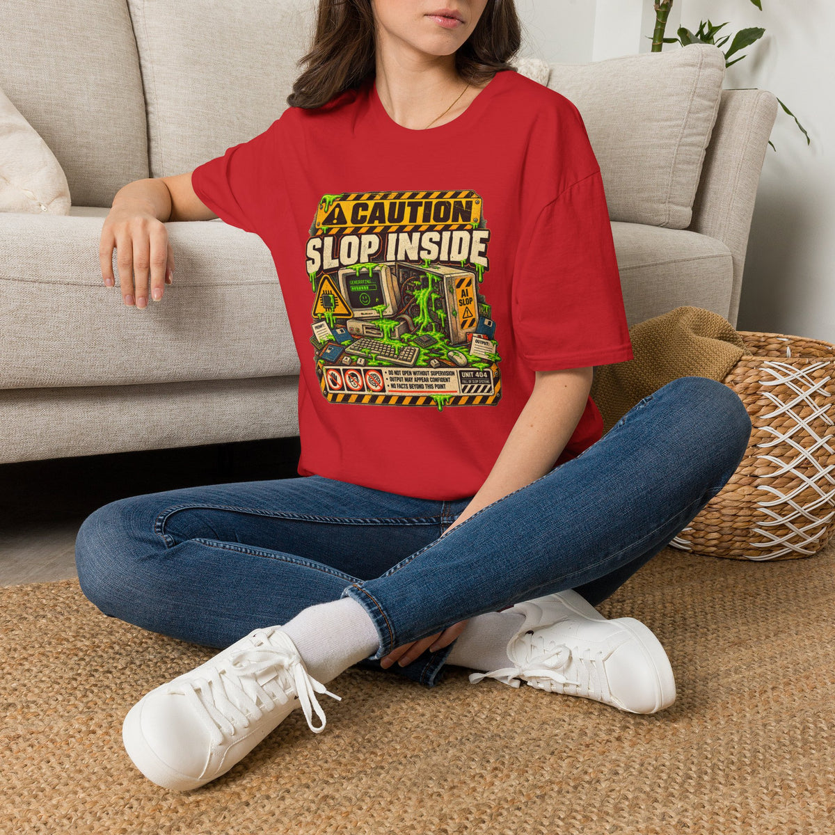Caution Slop Inside T-Shirt