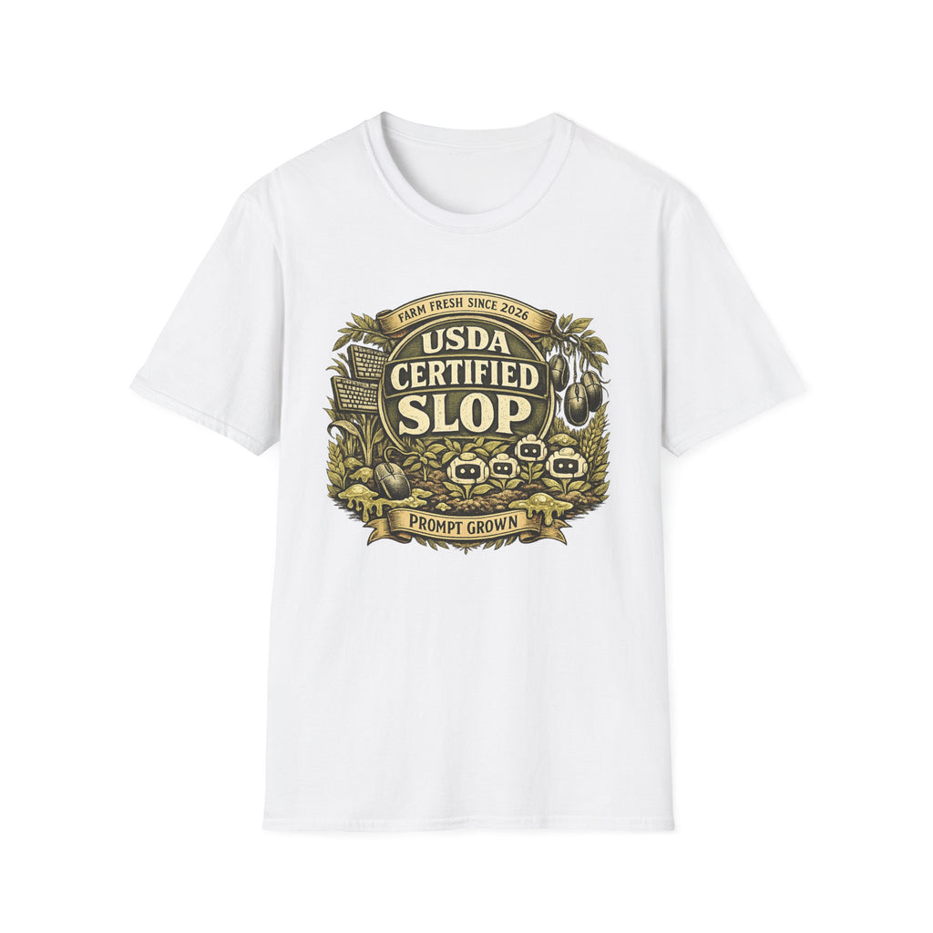 USDA Certified Slop Graphic T-Shirt